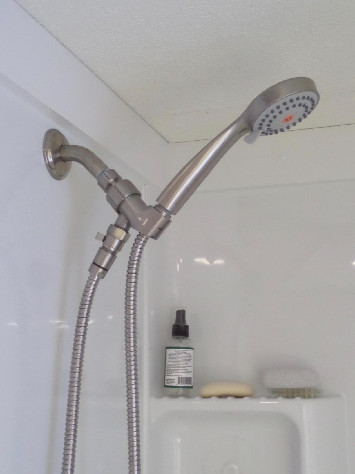 YOO.MEE High Pressure Handheld Shower Head, Power Boost Resists Low Flow customer photo 1
