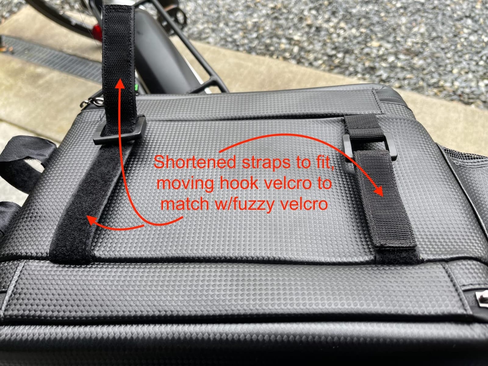 ROCKBROS 17-45L Bike Trunk Bag for Bicycle Rear rack Waterproof Hard Shell customer photo 1