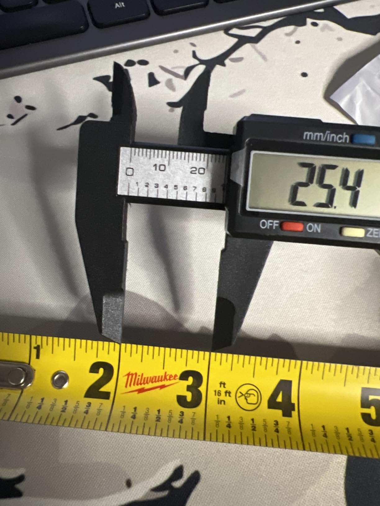 Digital Caliper, Adoric Calipers 0-6 Inch, Inch/mm Conversion, Large LCD customer photo 1