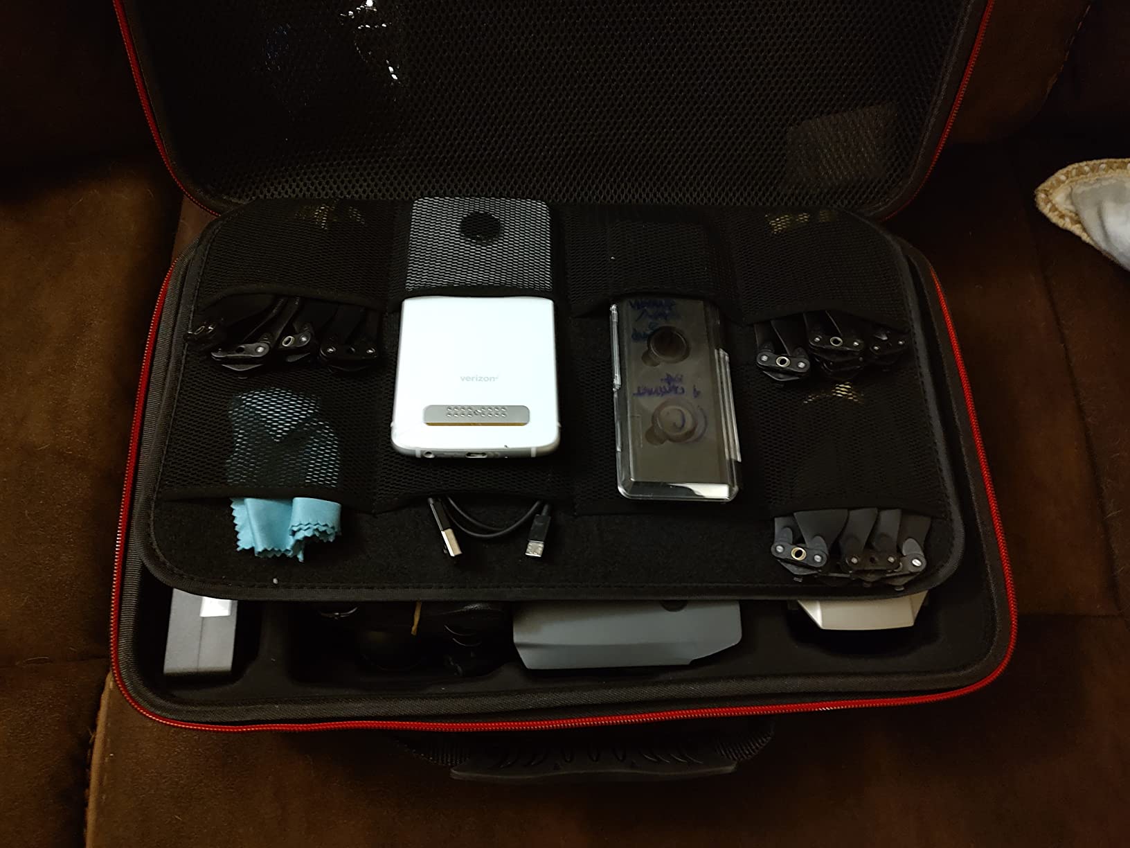 RLSOCO Carrying Case for DJI Mavic 4 Pro Drone Fly More Combo - Fits Full Set of Accessories: Drone Body,DJI RC Pro 2/RC 2 Controller,Batteries x 3,Charging Hub,Propellers and Other Accessories customer photo 2