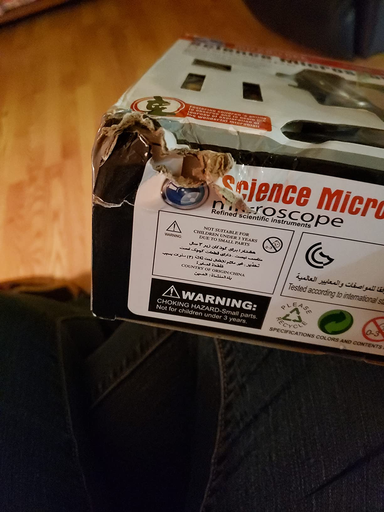 Little World Kids Microscope with LED Light - 100X/400X/1200X Magnification customer photo 1