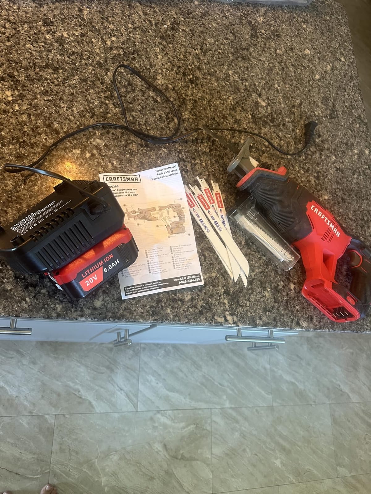 ​​CRAFTSMAN V20 Reciprocating Saw, Cordless, 3,000 RPM, Variable Speed Trigger, Quick Easy Blade Change, Bare Tool Only (CMCS300B) customer photo 2