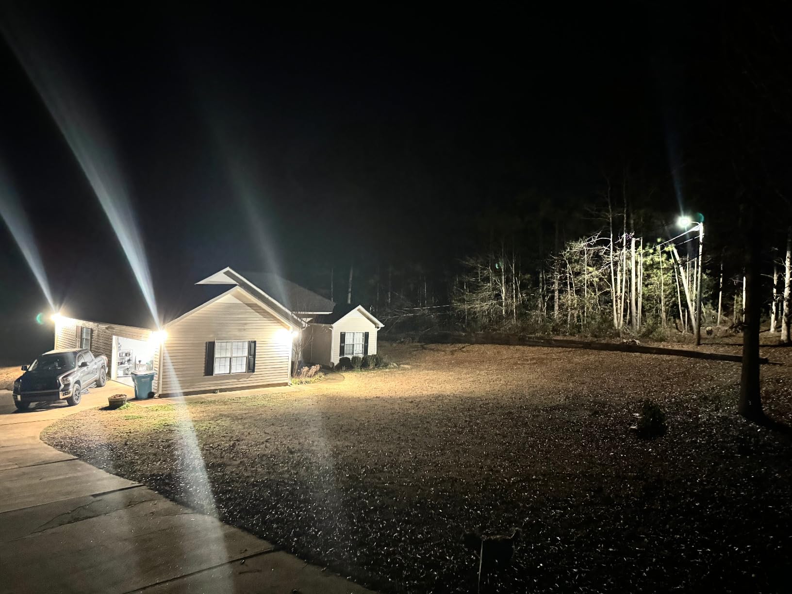 Ring Floodlight Wired — Motion-activated floodlight, bright LEDs, works with Amazon Sidewalk, White customer photo 2