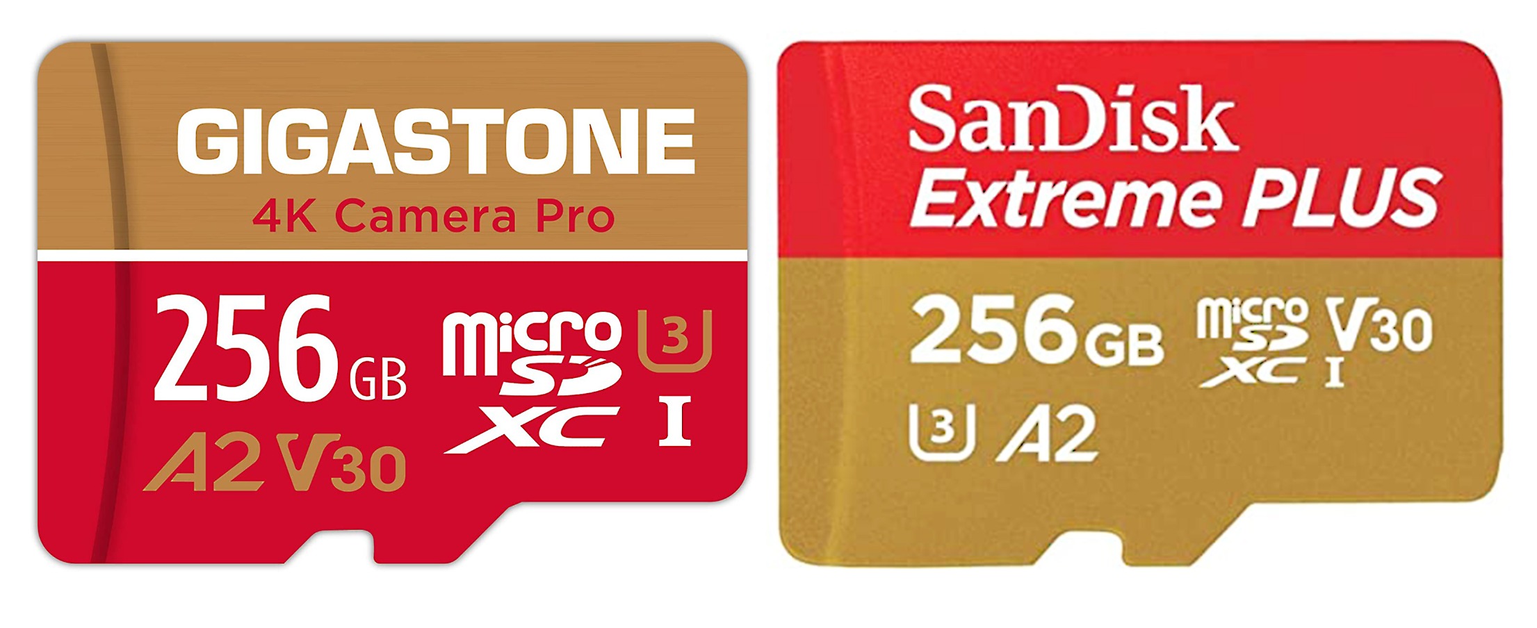 【5-Yrs Free Data Recovery】 GIGASTONE 256GB Micro SD Card, 4K Camera Pro, A2 V30 for Smartphone, Gopro, Action Cams, 4K UHD Video, Nintendo-Switch Compatible, Up to 100MB/s, UHS-I U3 C10 with Adapter customer photo 2