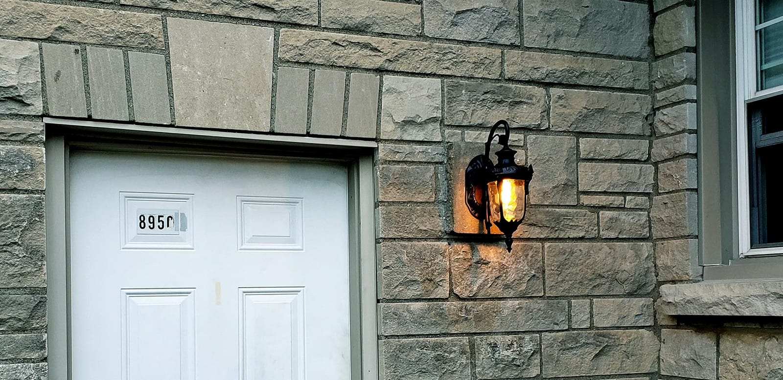 LONEDRUID 16.93” Outdoor Wall Light Fixture Bronze Exterior Wall Lantern customer photo 2