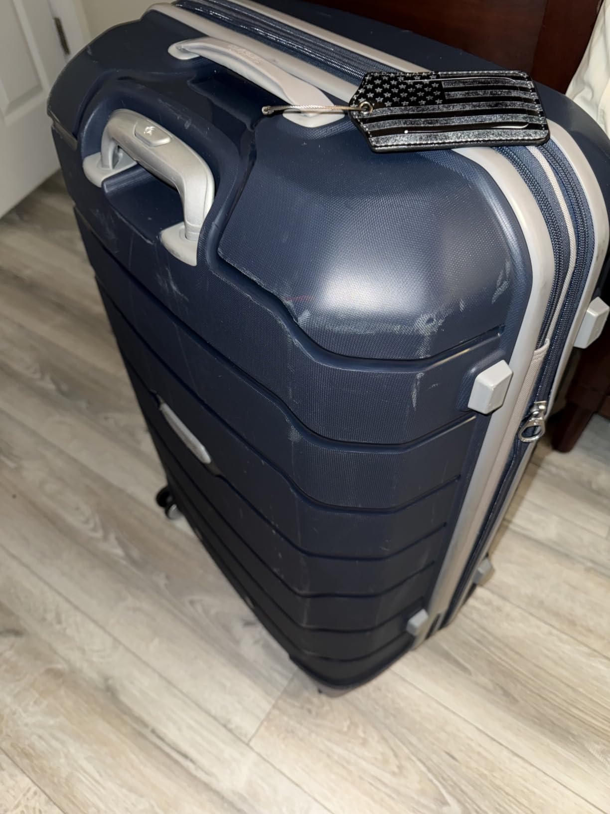 Samsonite Freeform Hardside Carry-On Luggage with Spinner Wheels - Hardshell Suitcase - TSA, Airline-Approved - Expandable Hard Shell, Smooth Rolling Wheels for Lightweight Travel - Mint Green customer photo 1