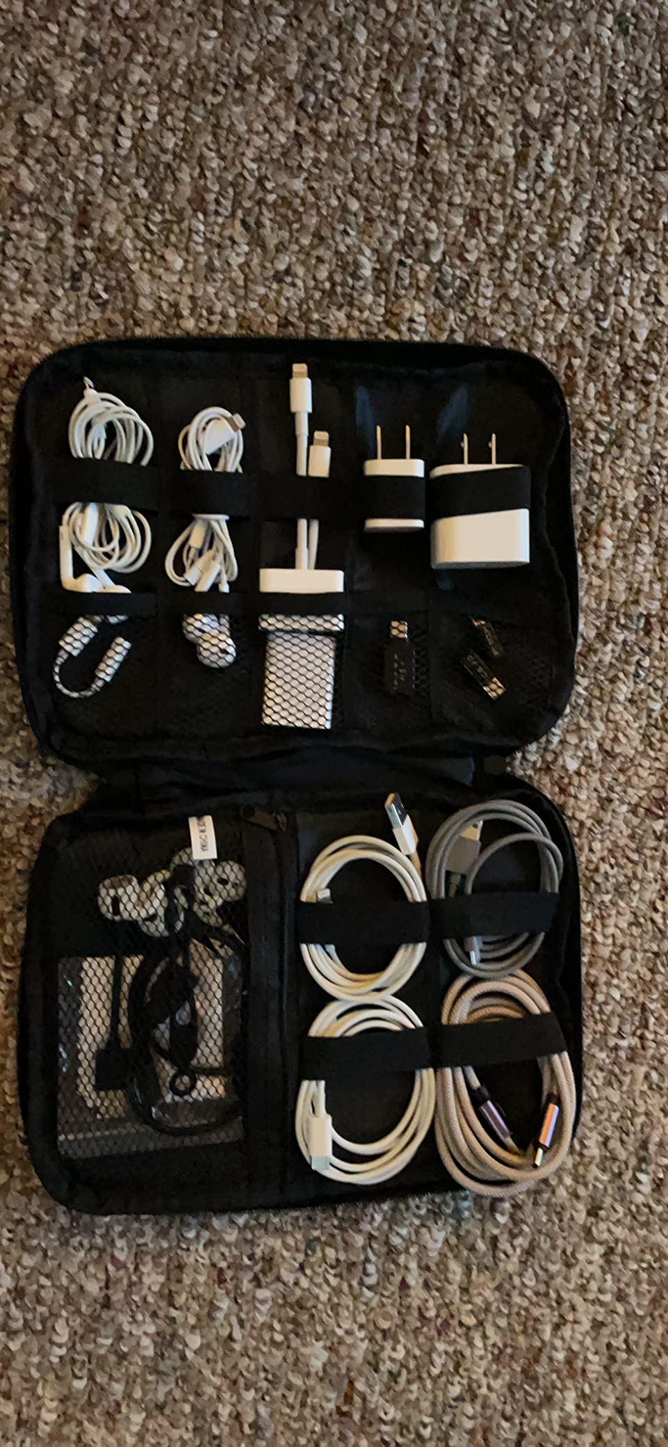 Luxtude Cord Organizer Bag, Travel Cable Organizer Bag, Electronic Organizer Travel Case for Chargers and Cords, Tech Bag & Charger Case, Flying Essentials for Electronics Items/USB,etc customer photo 2