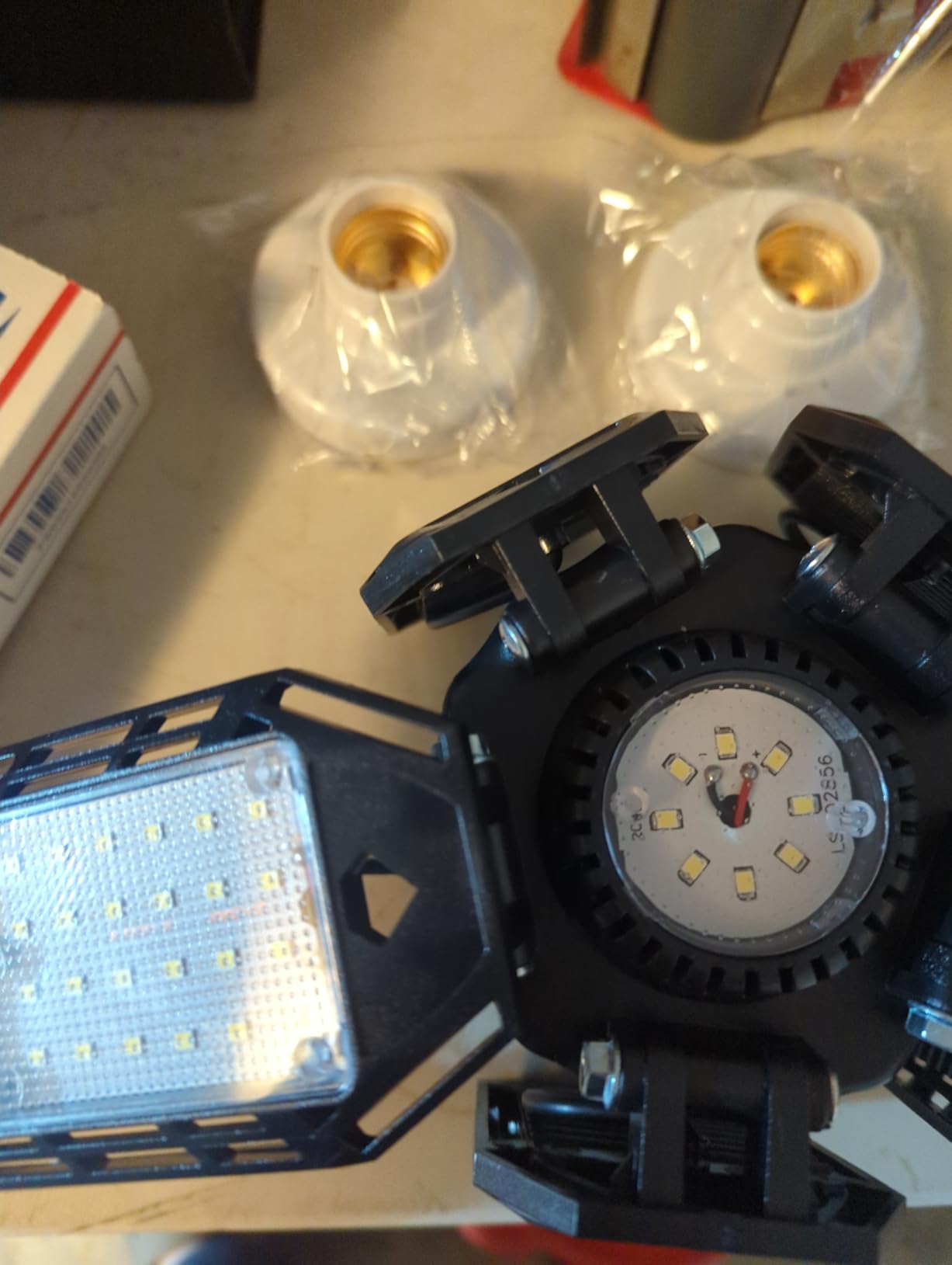 Luyata LED Garage Lights 2 Pack, 180W 18000LM 6500K Ceiling LED Shop Light customer photo 1