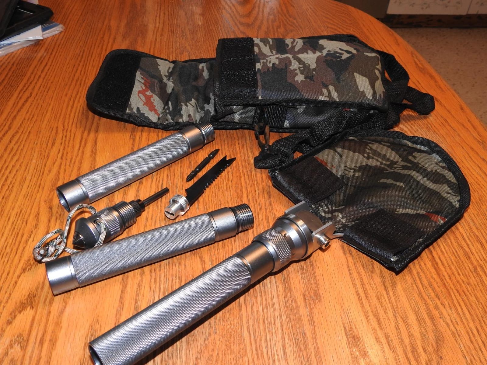Sahara Sailor Camping Shovel, 23 in 1 Folding Survival Shovel Set customer photo 1