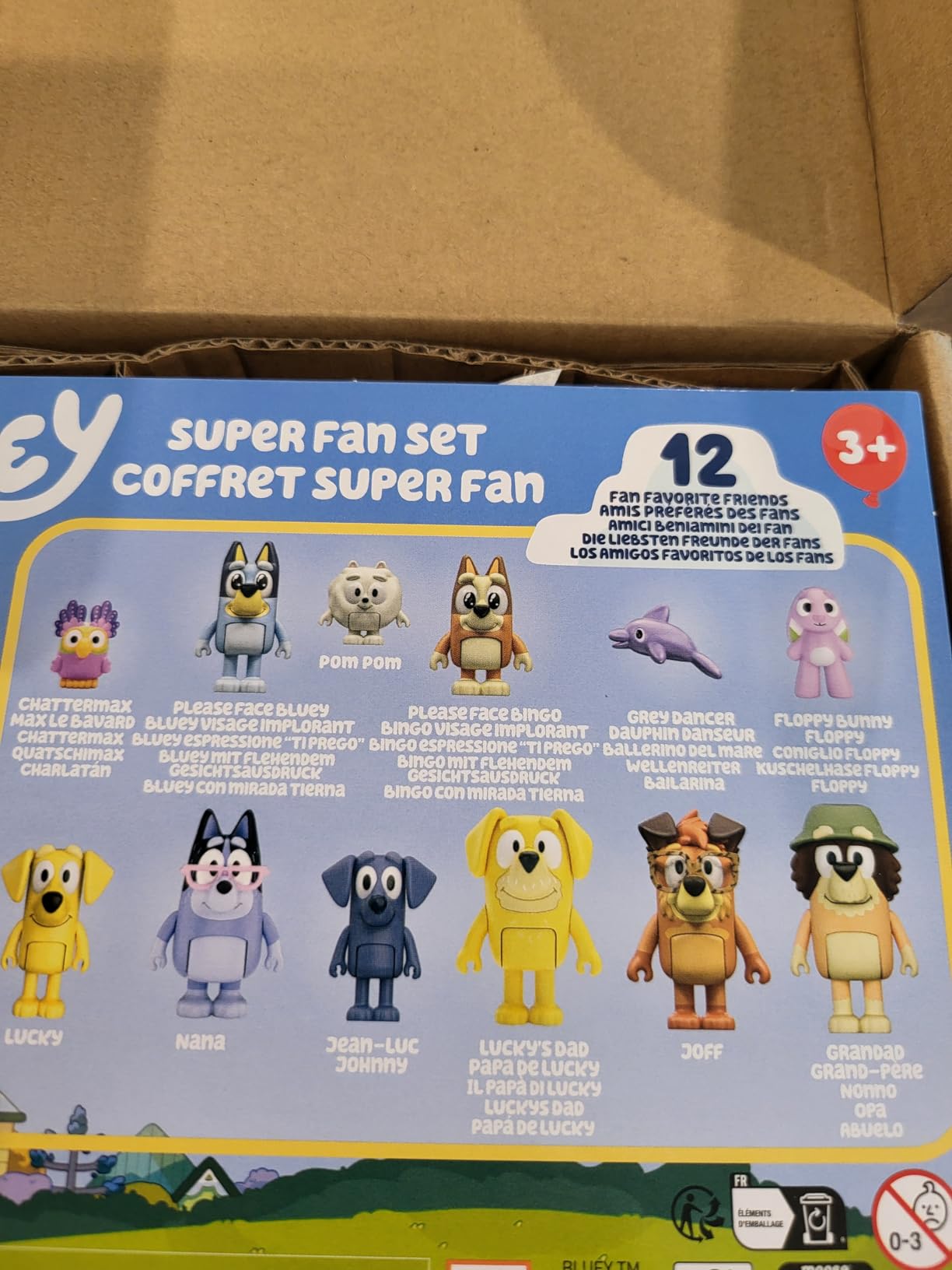 Bluey Family Figure 4-Pack, Poseable Toys with Bingo & Bandit customer photo 2