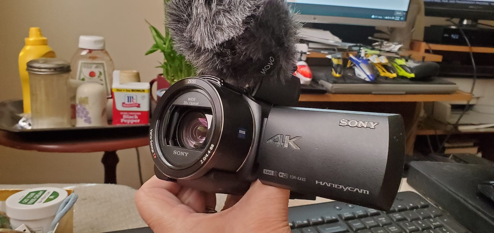 Sony FDR-AX43 UHD 4K Handycam Camcorder customer photo 1