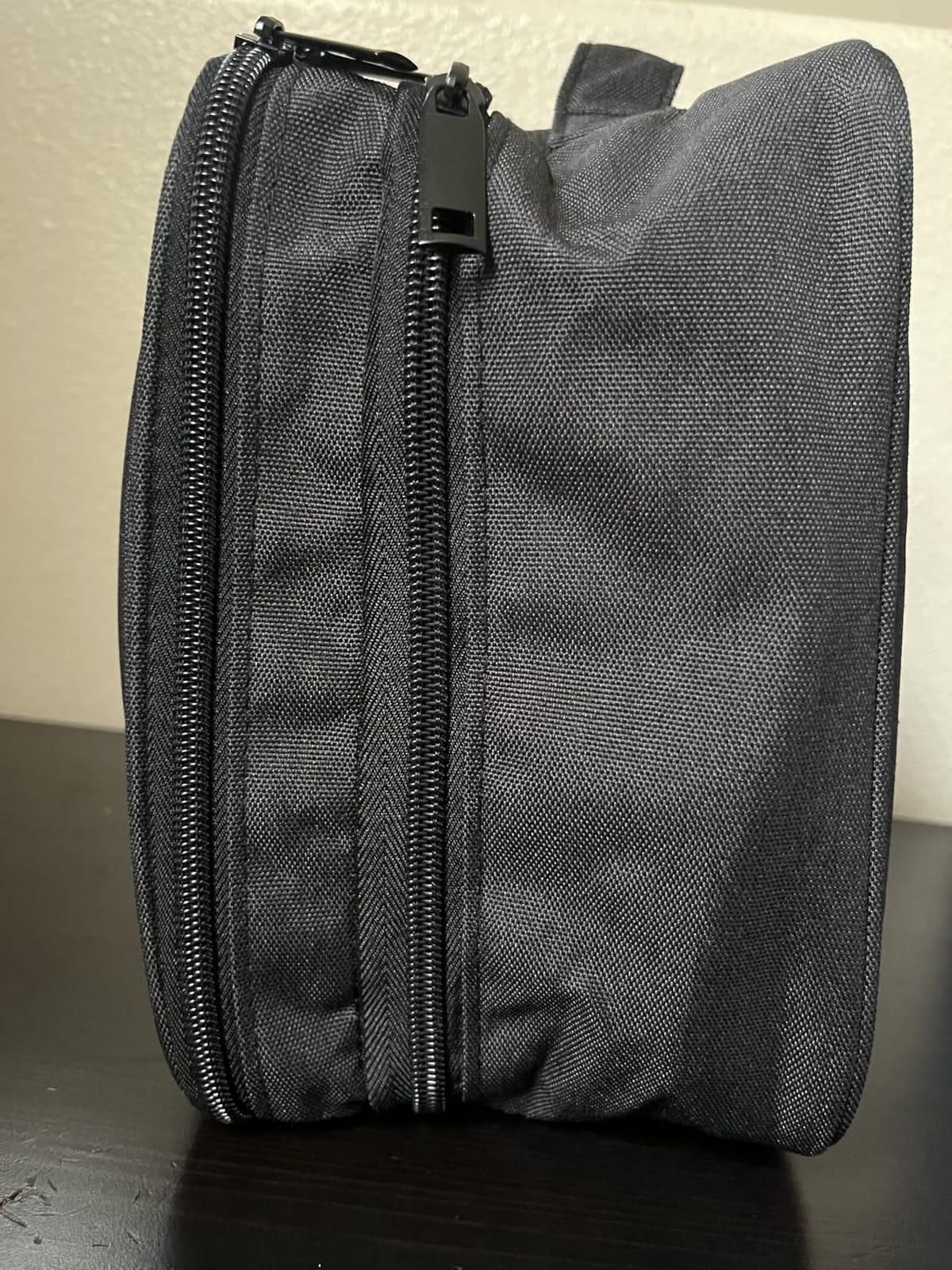 Travel Electronics Organizer, Waterproof Cable Organizer Bag for Electronic Accessories Double Layer Large Shockproof Cable Storage Bag for Cord, Power Bank, Tablet(Up to iPad 11 inch) - Black customer photo 2