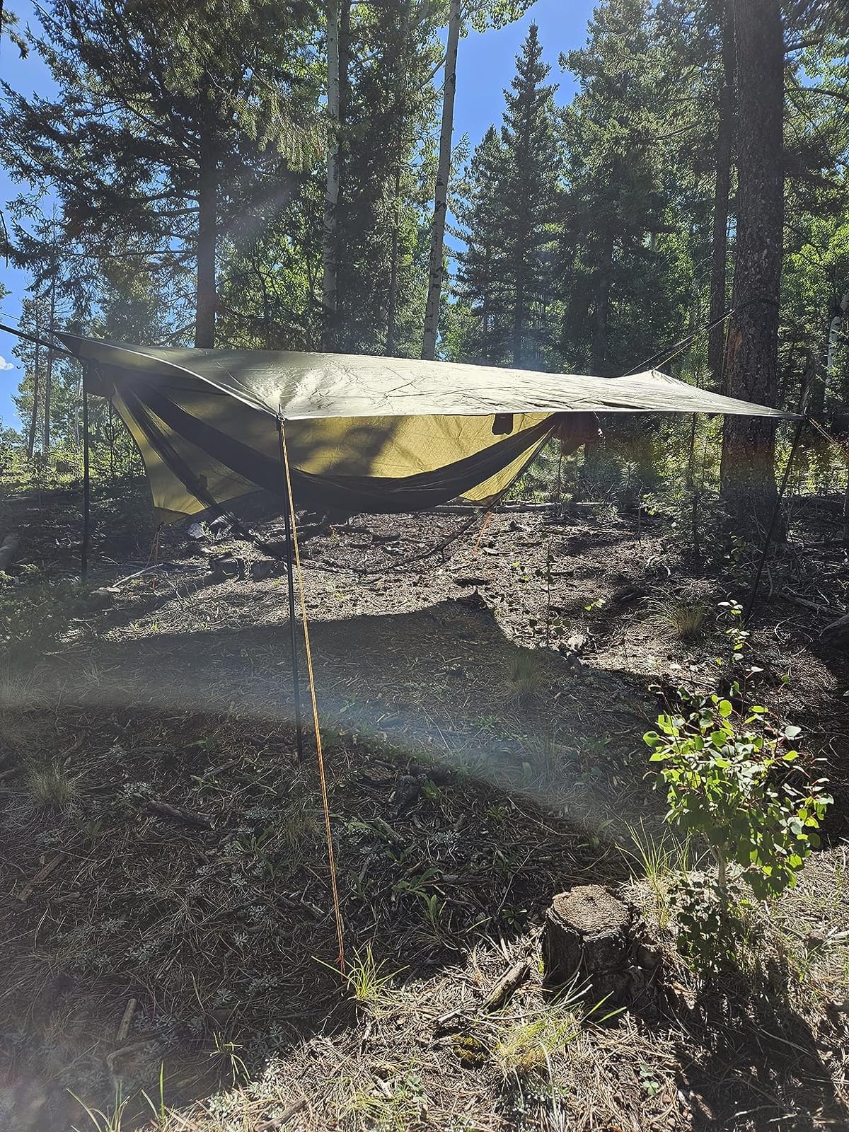 onewind 11ft Camping Double Hammock with Mosquito Net, Ridgeline and Straps customer photo 2