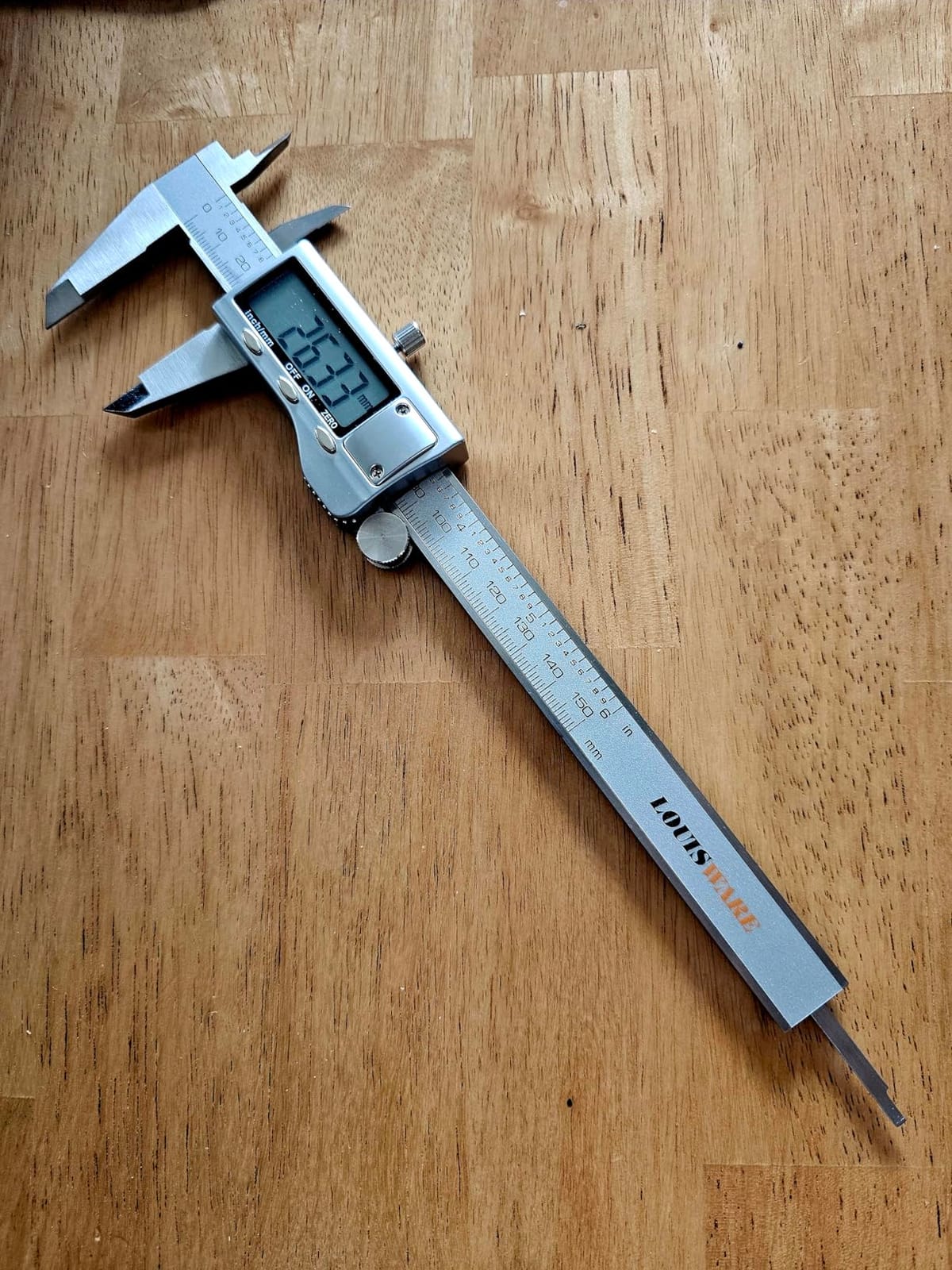 Digital Caliper, Caliper Measuring Tool with Stainless Steel, Electronic Micrometer Caliper with Large LCD Screen, Auto-Off Feature, Inch and Millimeter Conversion (6 Inch/150 mm) customer photo 2