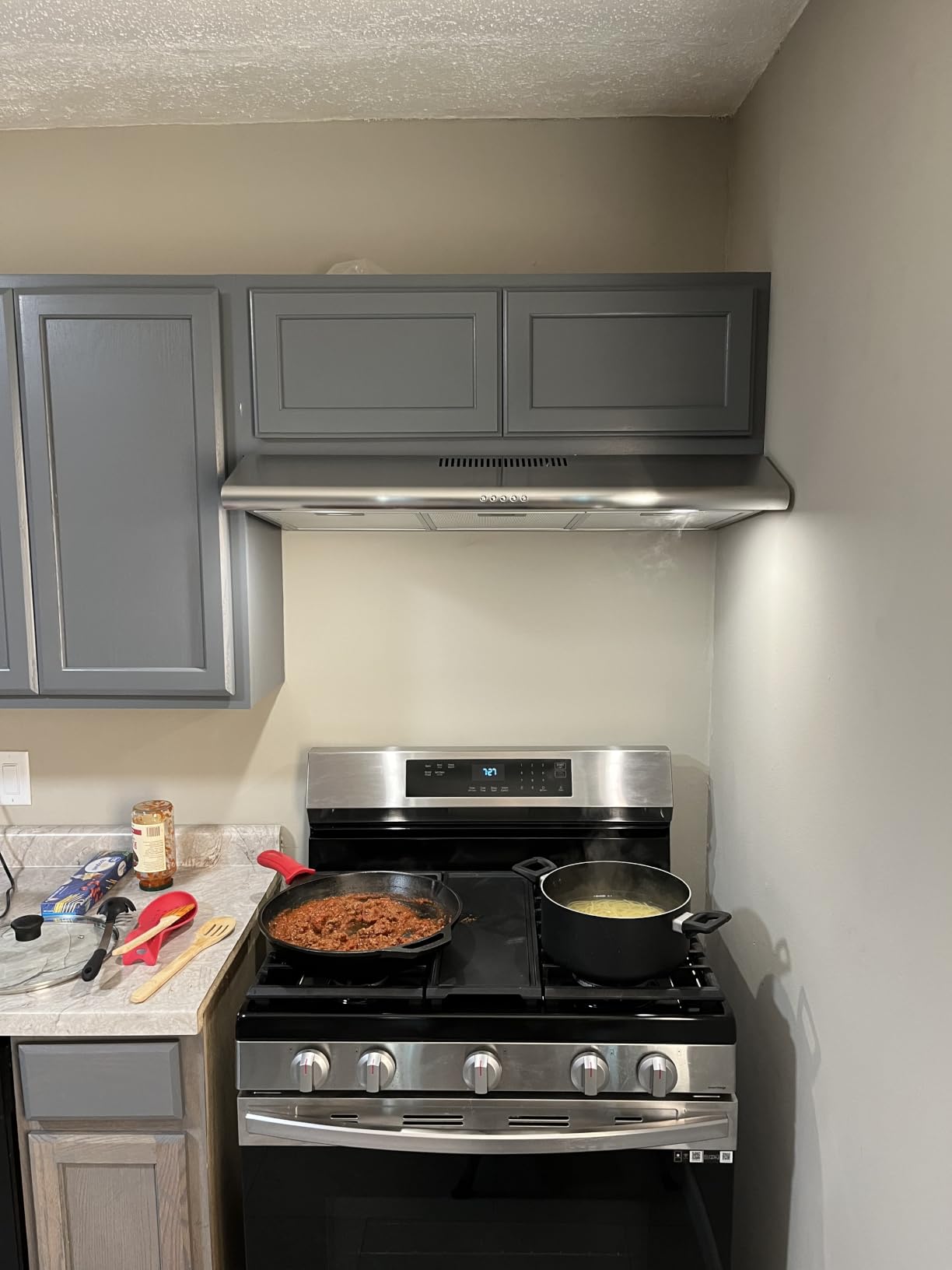 FIREGAS Under Cabinet Range Hood 30 inch, 300 CFM Kitchen Hood, Vent Hood customer photo 2