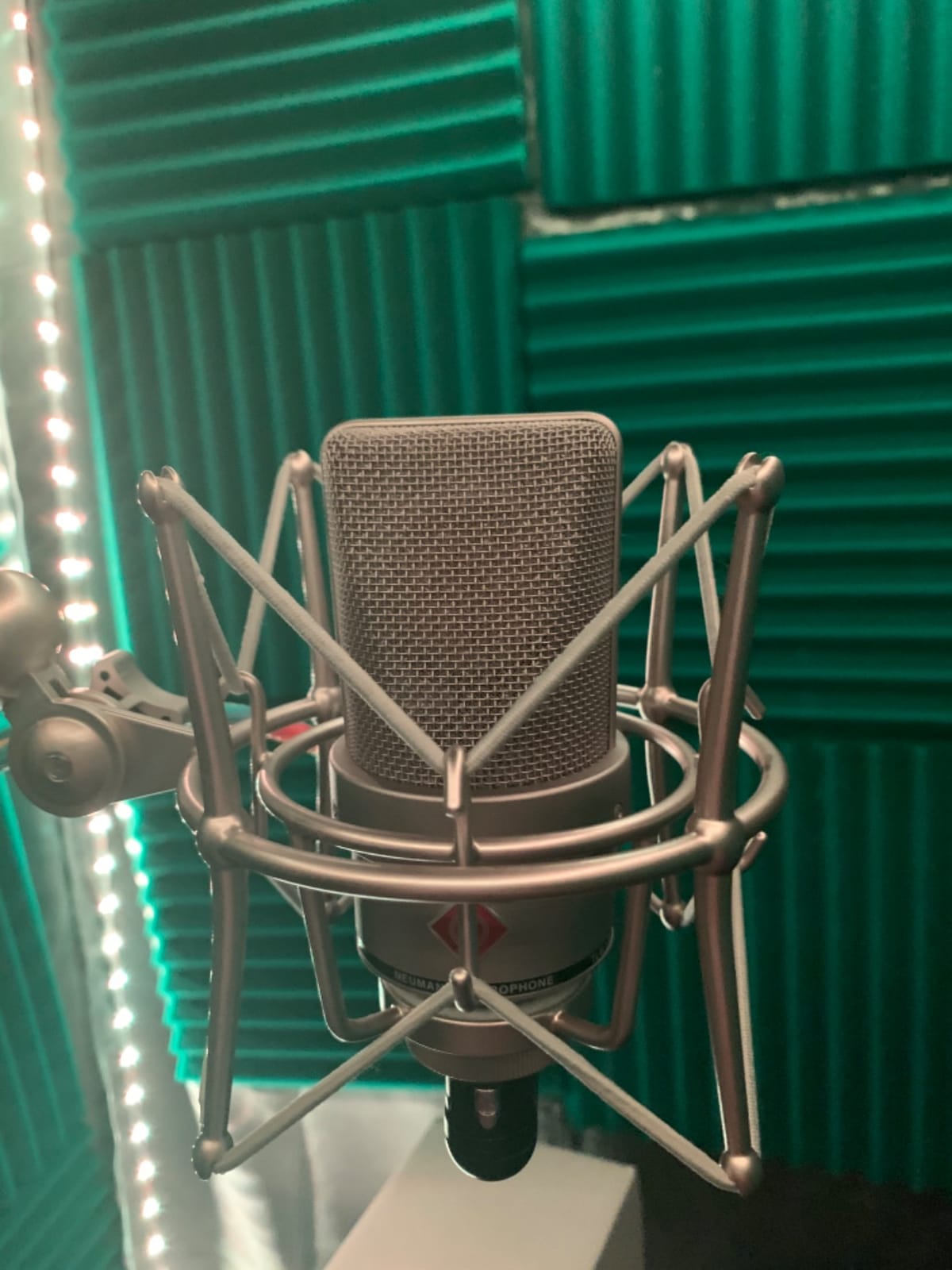 Spider Microphone Shock Mount Mic Holder - Anti Vibration Metal Spider Shockmount Compatible with Neumann U47 U67 U87 TLM102 TLM103 TLM107 M147 M149 Senheiser MK4 MK8 Condenser Microphones customer photo 1