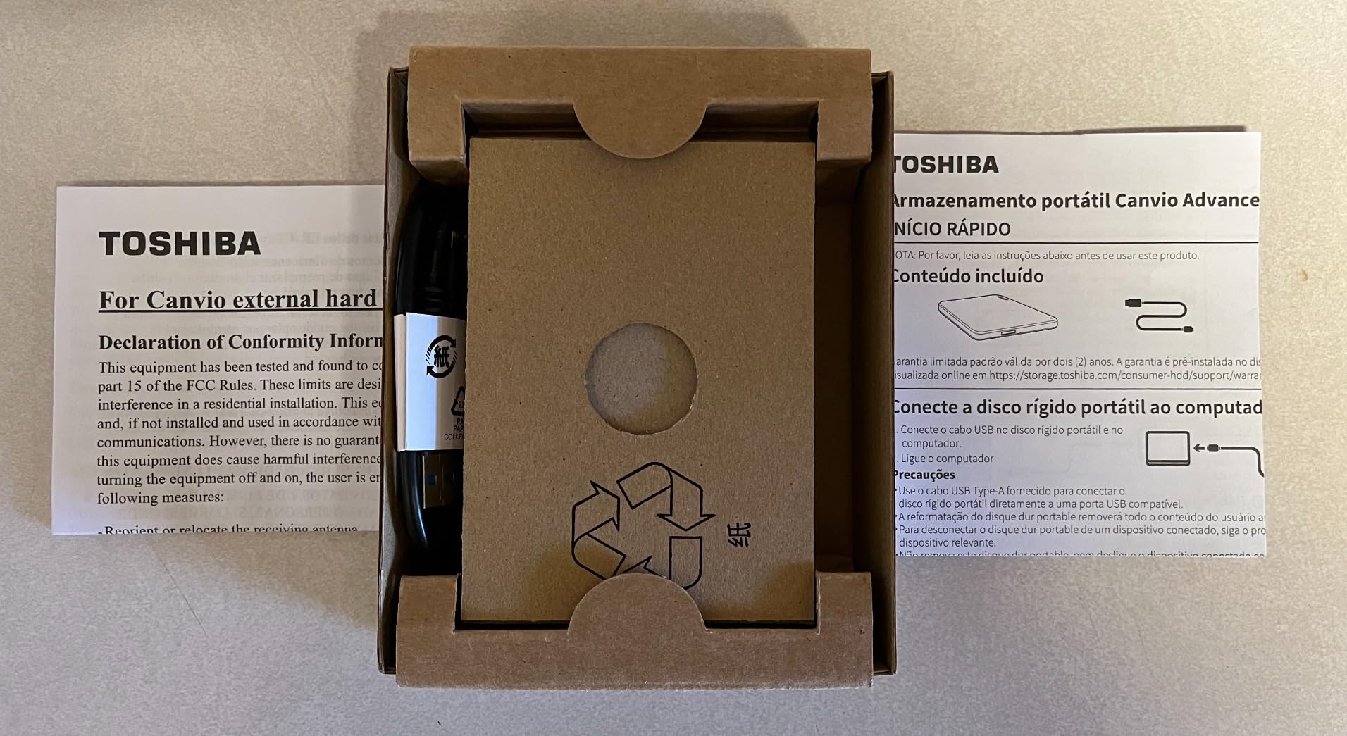 Toshiba Canvio Advance 2TB customer photo 1