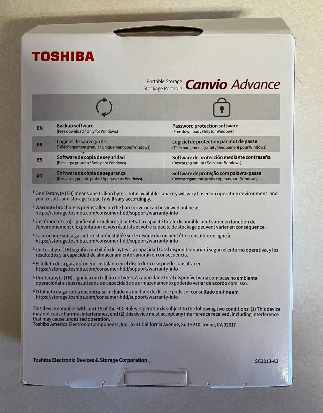 Toshiba Canvio Advance 2TB customer photo 2
