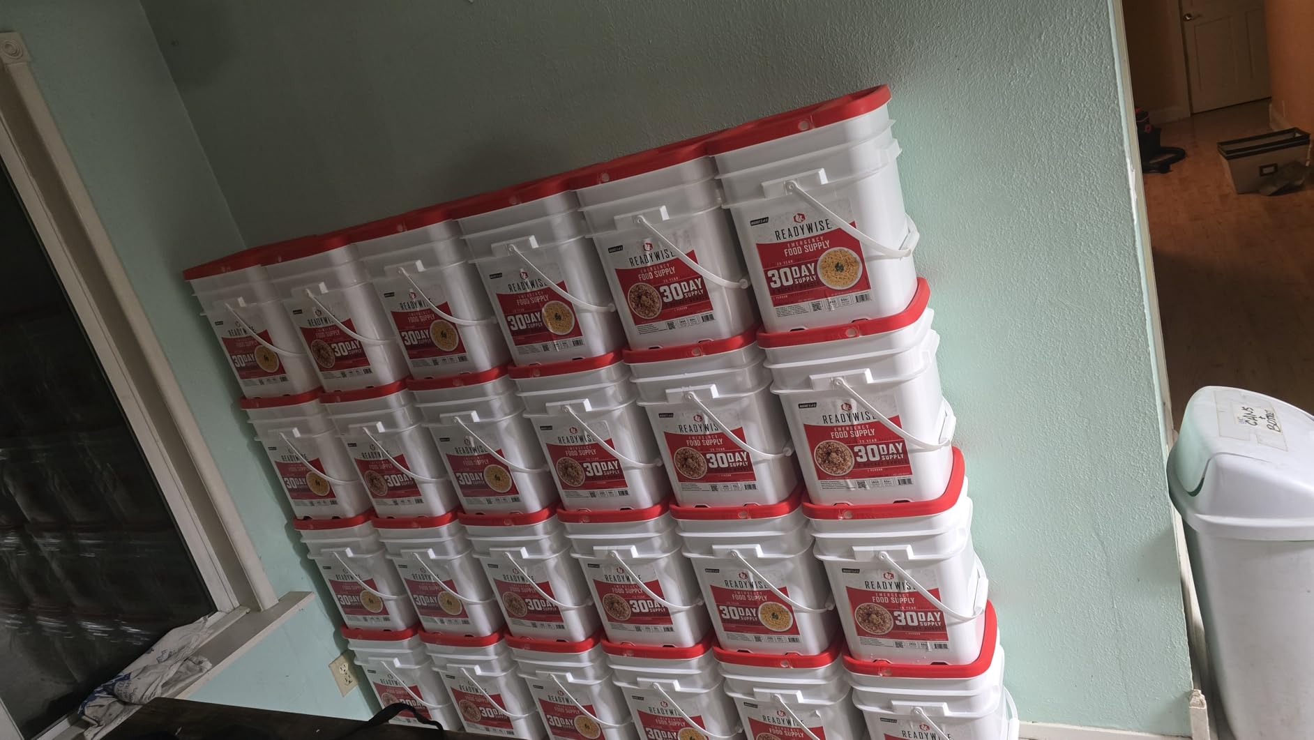 READYWISE Emergency Survival Food Supply Protein Bucket, 296 Servings customer photo 1