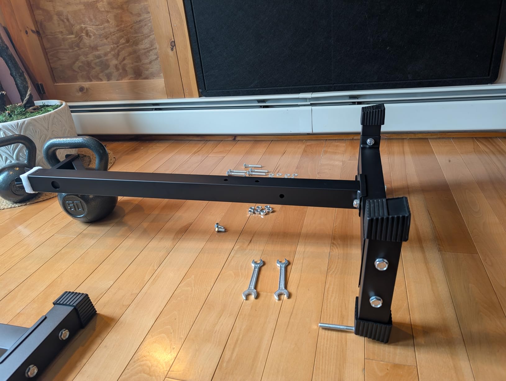 BangTong&Li Squat Rack Stand,Barbell Rack,Bench Press Rack Stand Home Gym Adjustable Weight Rack 550Lbs customer photo 2