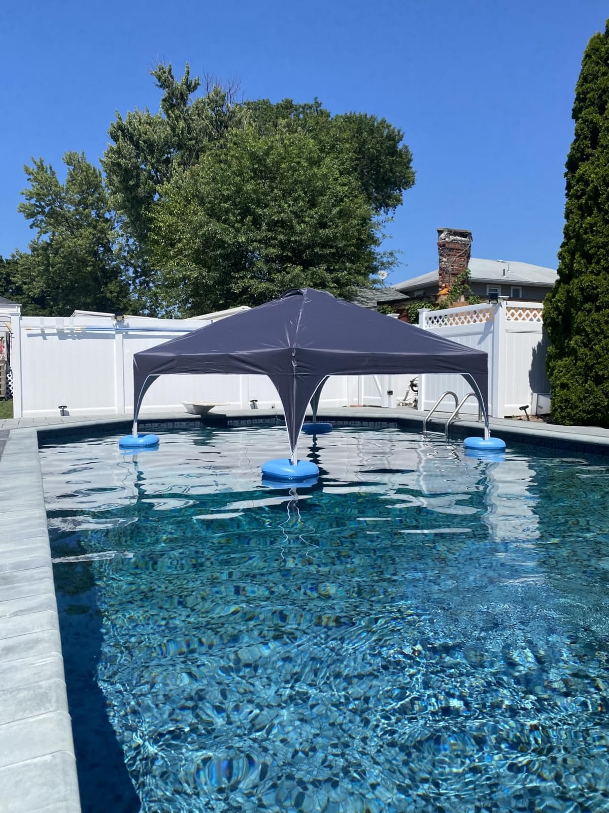Yaheetech 10x10 Pop Up Canopy Tent for Outdoor Events, White customer photo 2