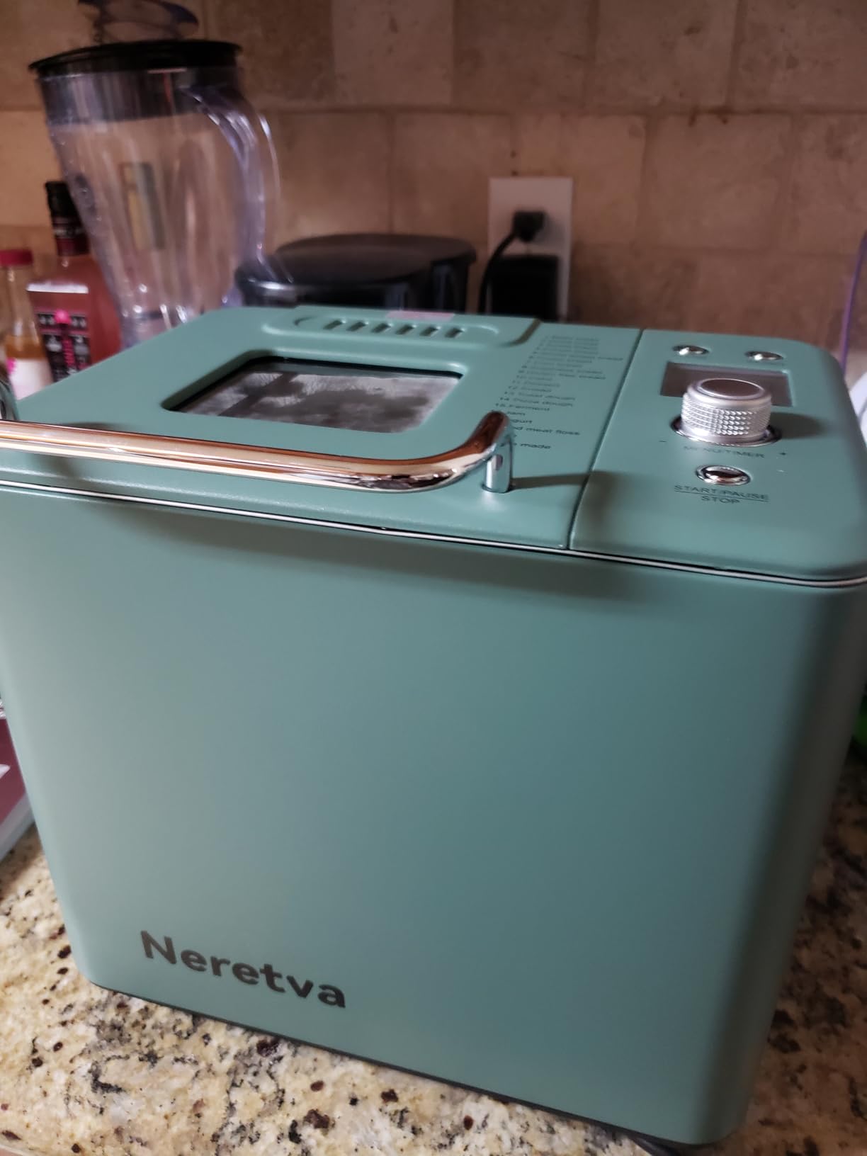 Neretva 20-in-1 2LB Bread Maker Metal Bread Machine with Dual Heater-Silver customer photo 2