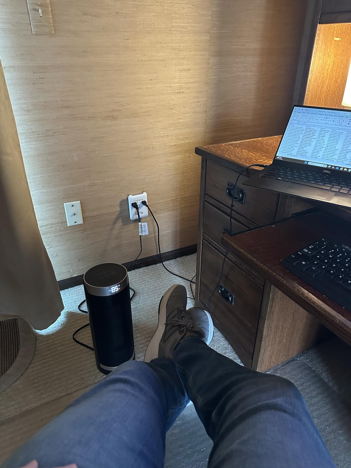 DREO Space Heaters for Indoor Use with Thermostat, 1500W Electric Heaters customer photo 2