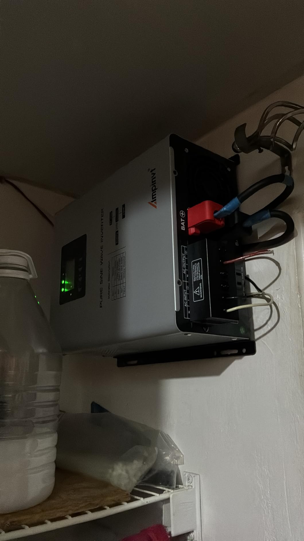 Ampinvt 1200W Pure Sine Wave Inverter with AC Charger, DC 12V to AC 120V Output,UPS Backup Power Low Frequency Inverter for Lithium, Sealed,AGM, Gel,and Flooded Batteries customer photo 2