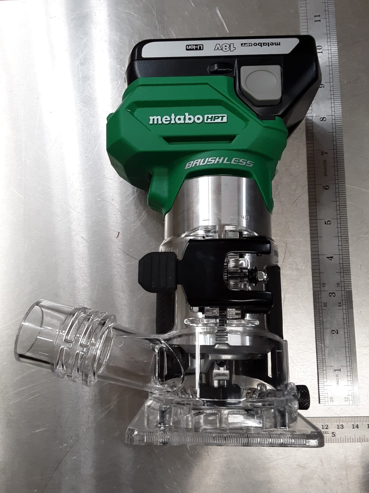 Metabo HPT 18V Cordless Trim Router, Variable Speed LED Light, M1808DAQ4 customer photo 1