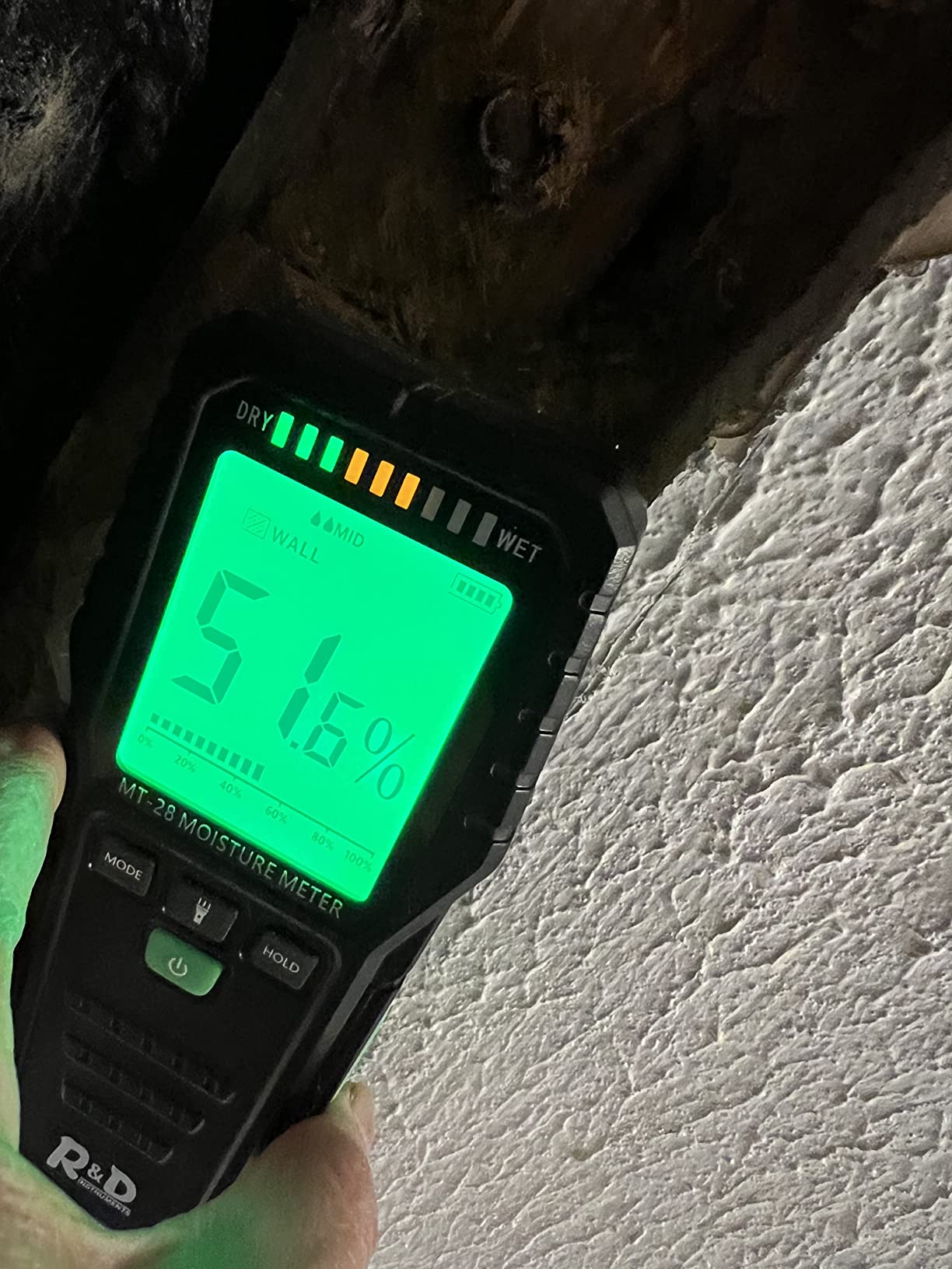 Pinless Moisture Meter for Wood Digital Wall Moisture Detector customer photo 2