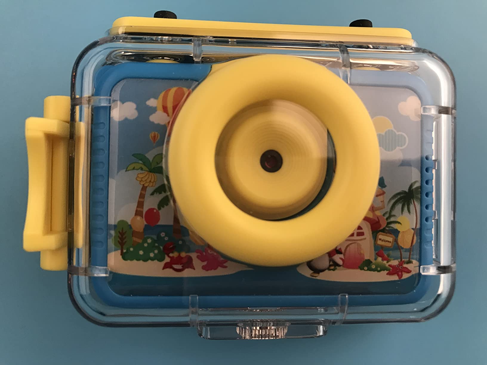 GKTZ Kids Waterproof Underwater Camera 1080P 4X Zoom 2