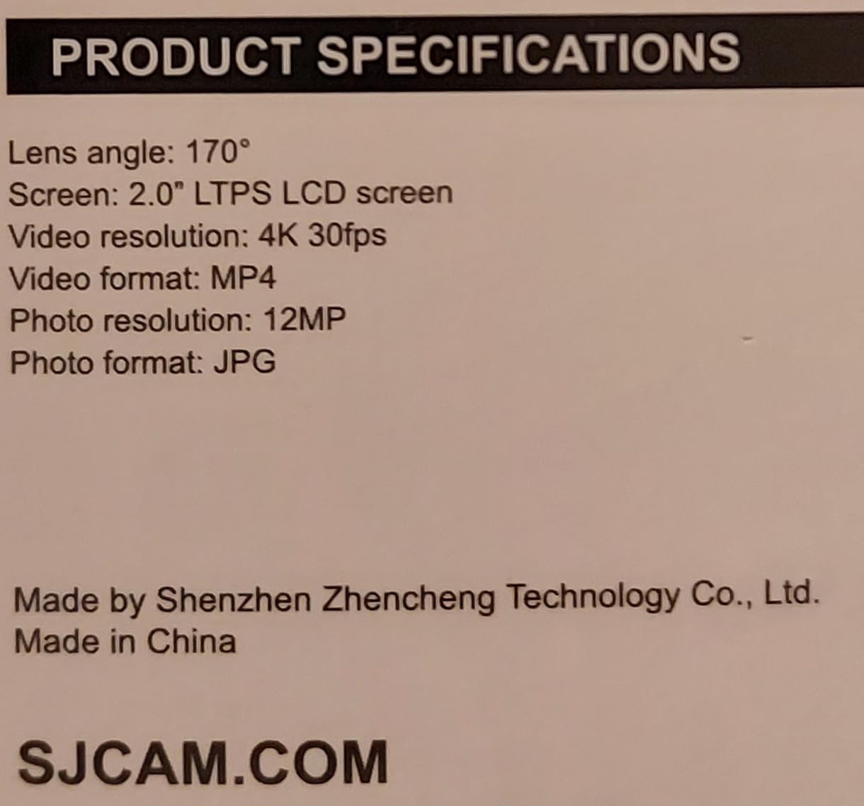 SJCAM SJ4000 Pro-Grade 4K Action Camera, 40MP 3-Axis EIS Stabilization Motorcycle Sport Camera, 170°FOV Waterproof Camera Underwater, 5X Zoom, Dual Batteries, 32G SD Card and Helmet Accessory Kit customer photo 2