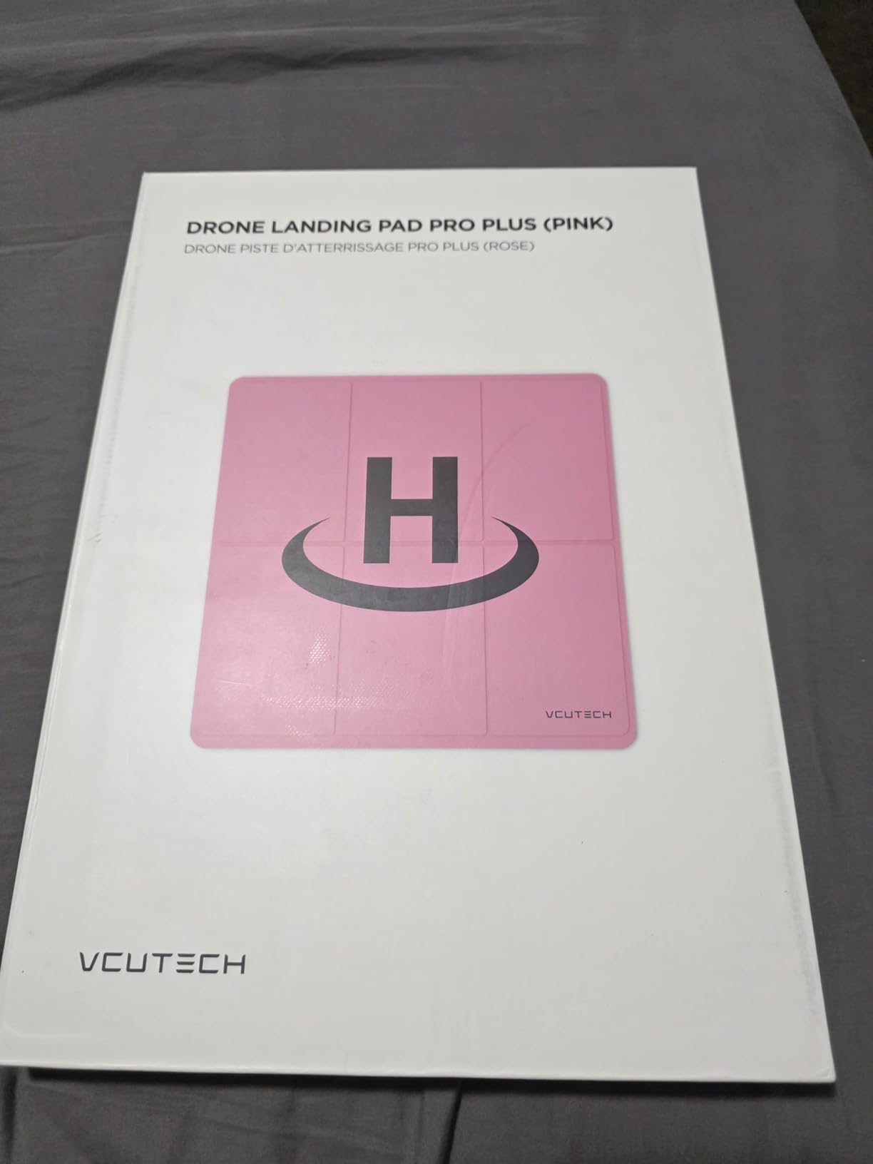 VCUTECH Drone Landing Pad - Weighted 25 inch(65cm) for DJI Mini 3 Pro, Mavic 3, Mavic Air 2/2S, DJI Mini 2, FPV Drone, Avata Fly More Kit Accessories (Pink) customer photo 1