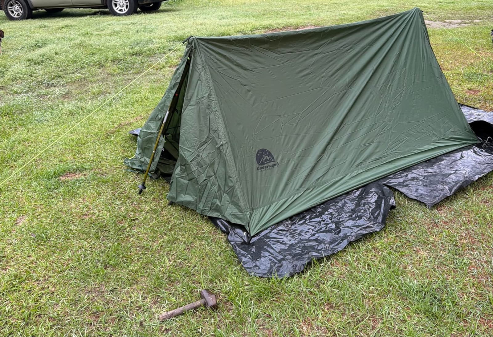 2 Person Trekking Pole Tent, Ultralight Camping Backpacking Tent (NO Poles) customer photo 2