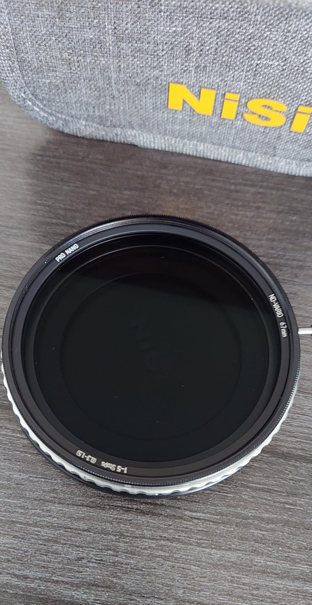 NiSi Swift True Color ND-Vario Variable ND Filter, 1-5 Stops ND2-ND32, 82mm customer photo 2
