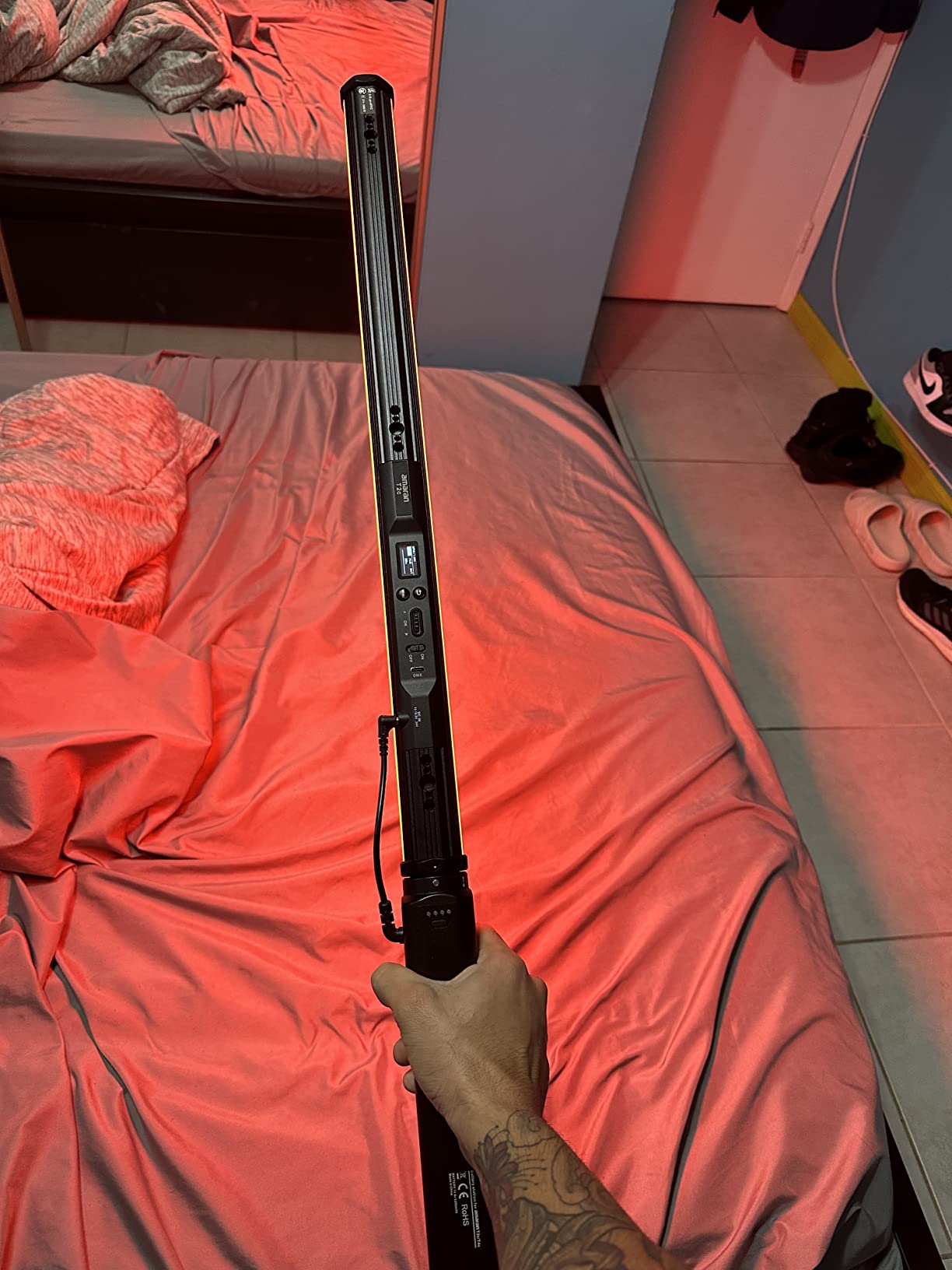 Aputure Amaran T4C 40W RGBWW LED Tube Light,APP/DMX Control,47.2Inch/120cm customer photo 2