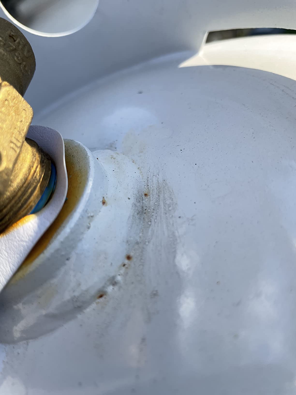 Flame King 60LB POL Steel Propane Tank Refillable Cylinder for RV, Lunch Truck customer photo 1