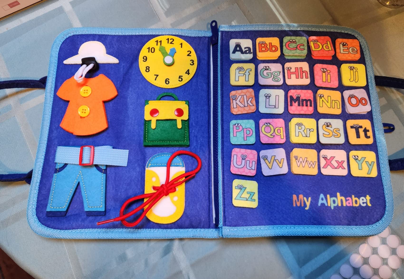 hahaland Busy Board Montessori Toys Busy Book Toddler Girl Gifts Travel Toy customer photo 1