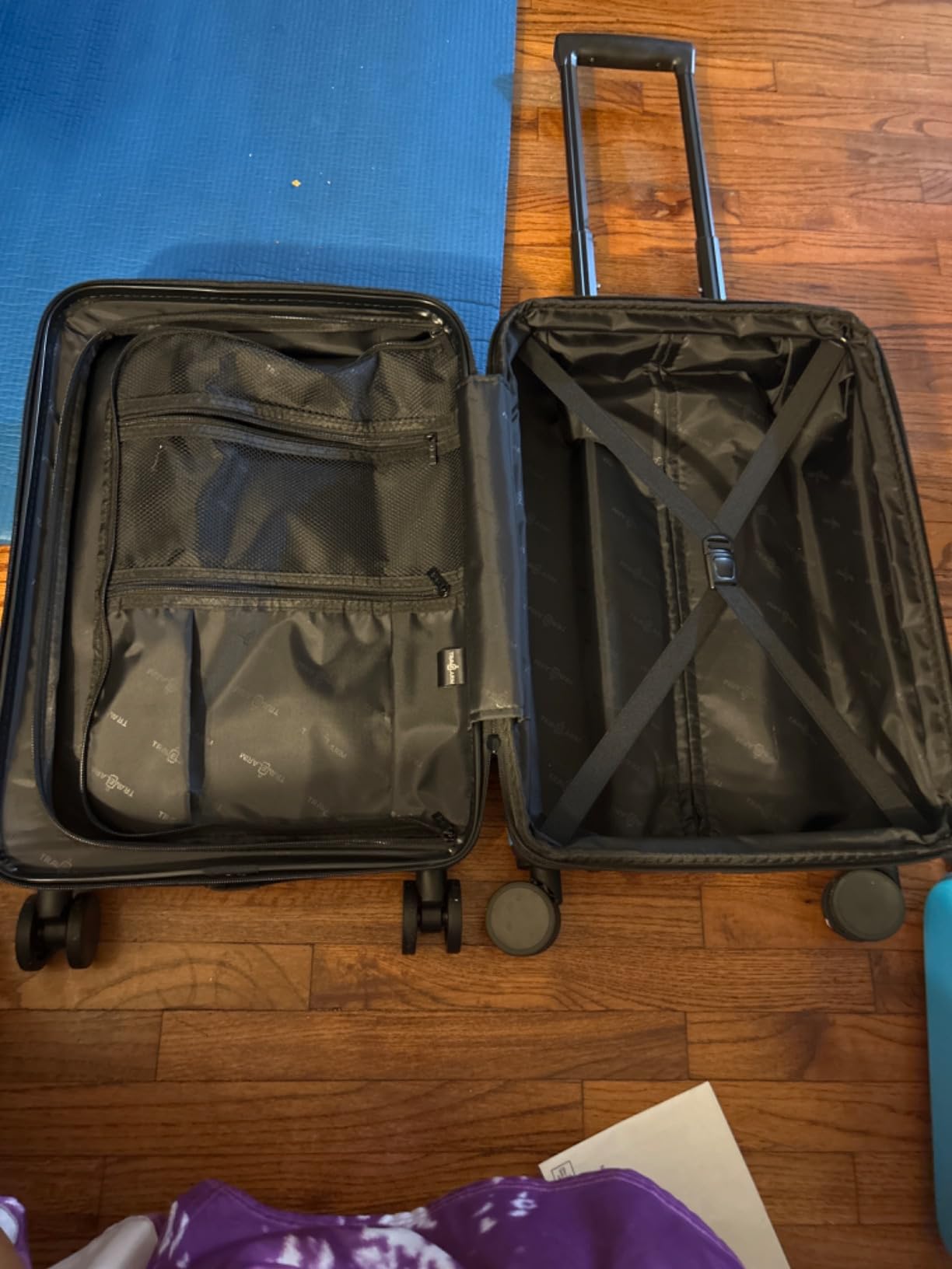 TRAVELARIM 20 Inch Carry On Luggage 22x14x9 Airline Approved Suitcase customer photo 2