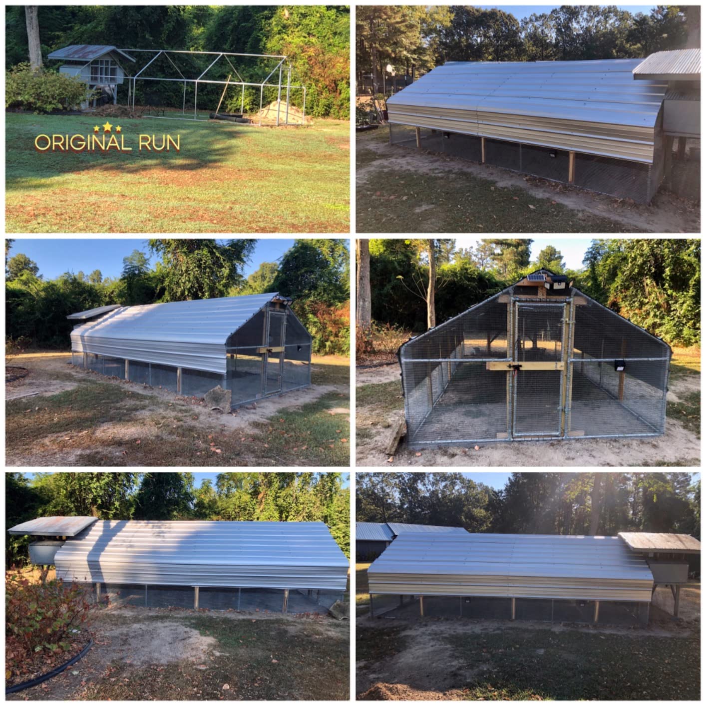 Large Metal Chicken Coop, Walk-in Poultry Cage Galvanized Hen Playpen House Dome Shaped Coop with Waterproof and Anti-Ultraviolet Cover and Lockable Door for Outdoor, Backyard Farm (12.5’ L x 9.2’ W) customer photo 1