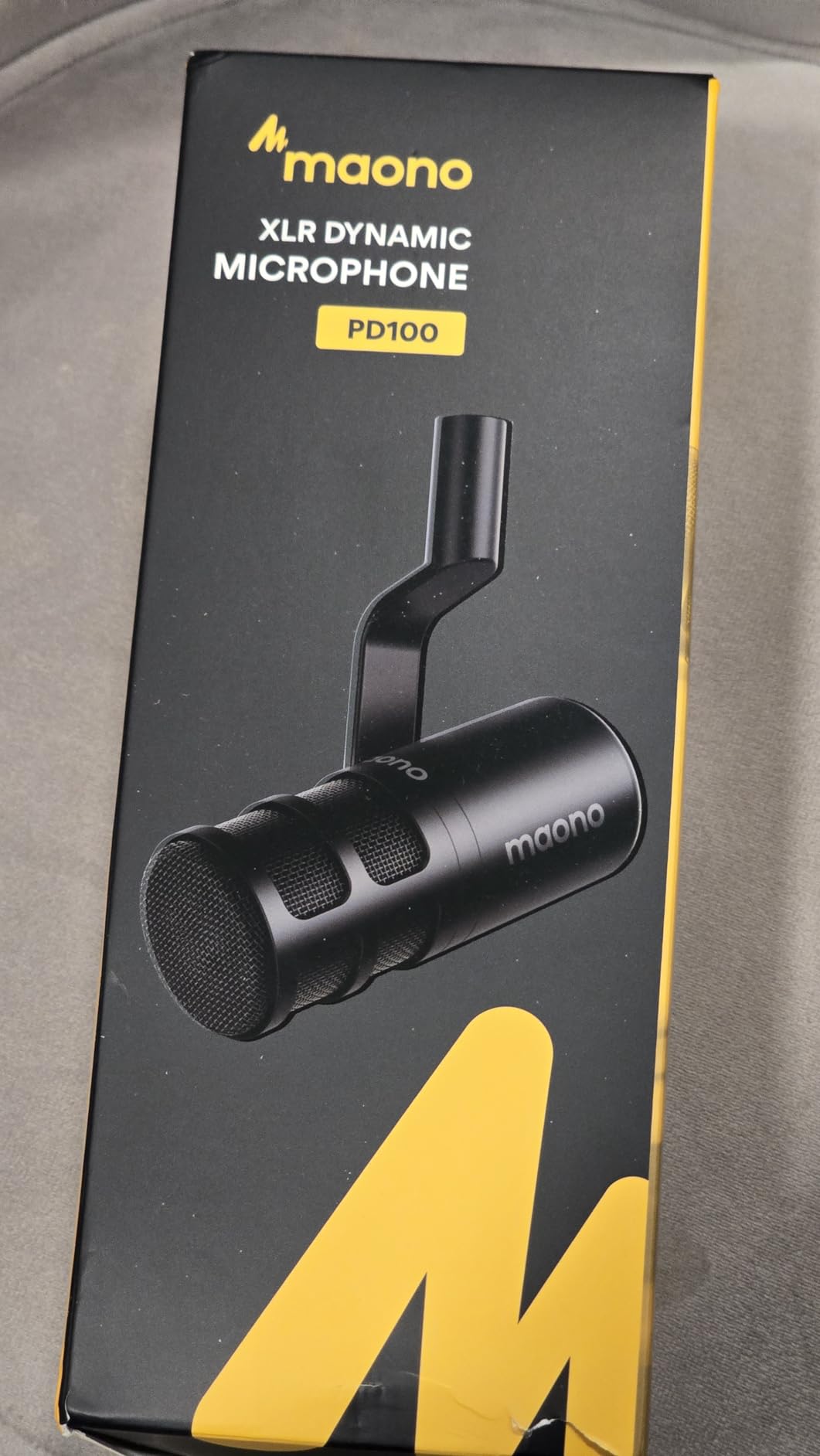 MAONO PD100U USB Dynamic Microphone, Podcast Recording Mic with Gain Knob customer photo 1