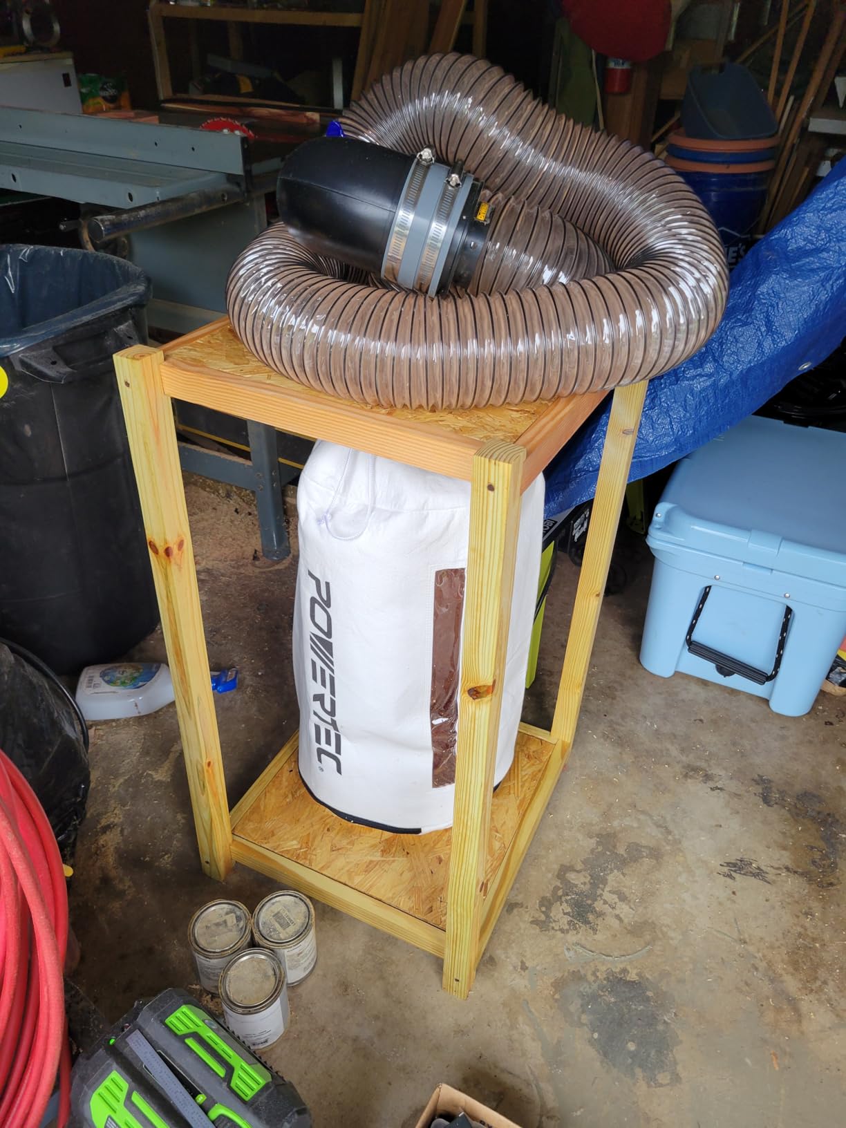 POWERTEC 70334 Dust Filter Bag for Wall Mount Dust Collectors, 1 Micron, For Grizzly, Shop Fox, Rockler Delta, Wen, and POWERTEC DC5371/ 5372 customer photo 2