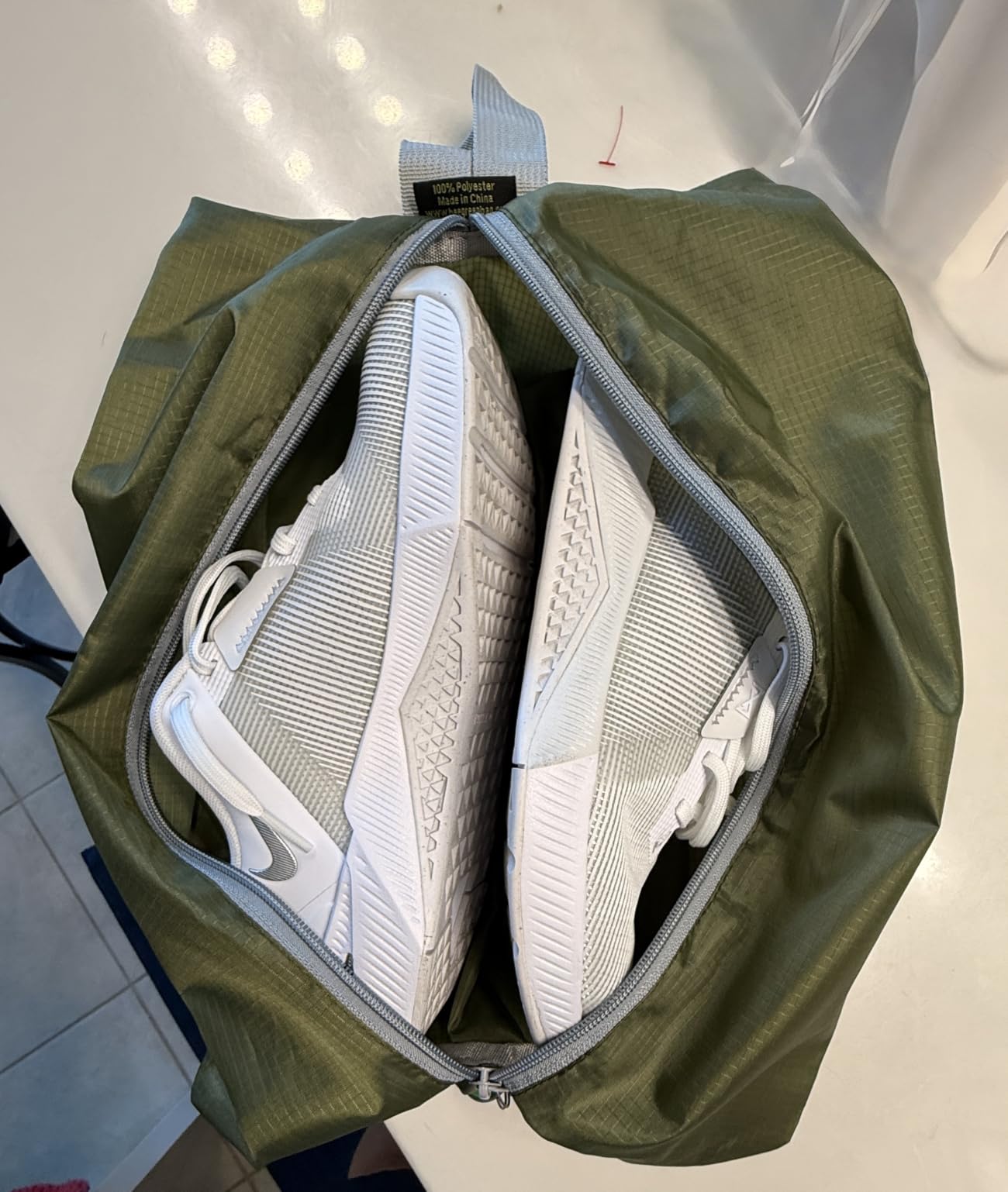 BeeGreen Travel Shoe Organizer with Zipper Closure | Shoe Bags for Travel, 6pcs Portable Packing Storage Organizer with Handle | Colorful Nylon Design for Dance Essentials, Gifts for Men and Women customer photo 2