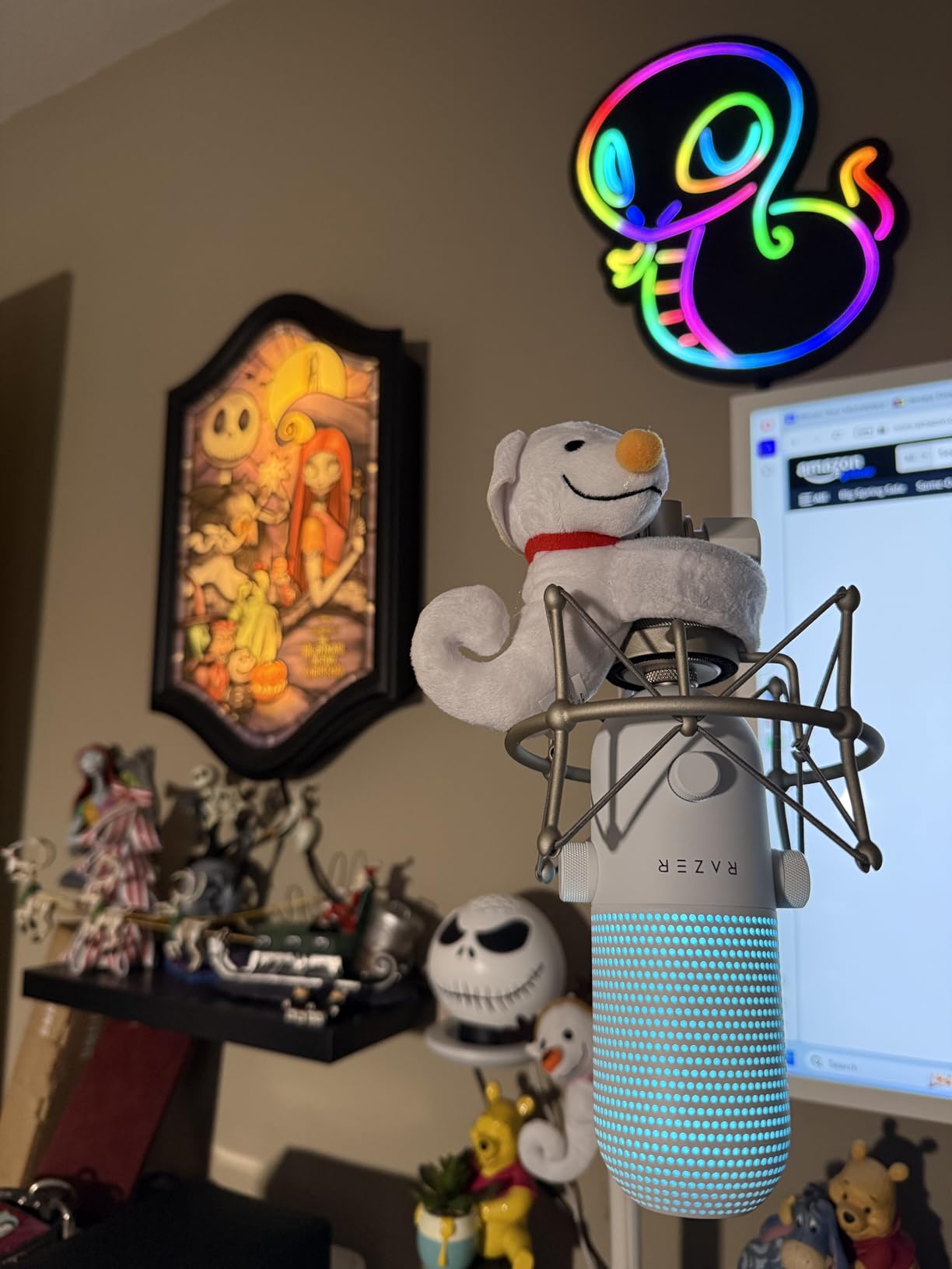 TLM 103 Shock Mount - Microphone Mount Compatible for Neumann TLM 103 M147 Condenser Mic by SUUNTOK,Black customer photo 2