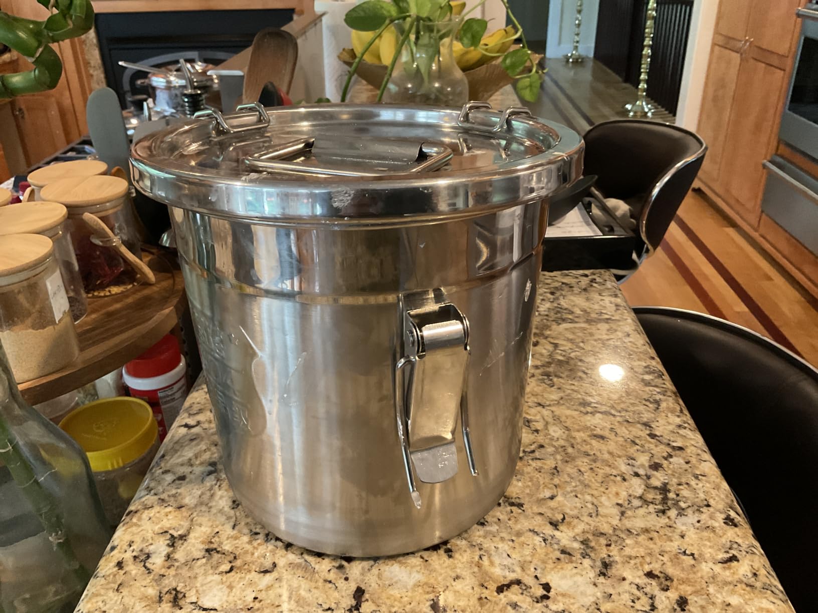 DYNAMI 8.7Gal 304 Stainless Steel Bucket Milk Can with Airtight Lid customer photo 2