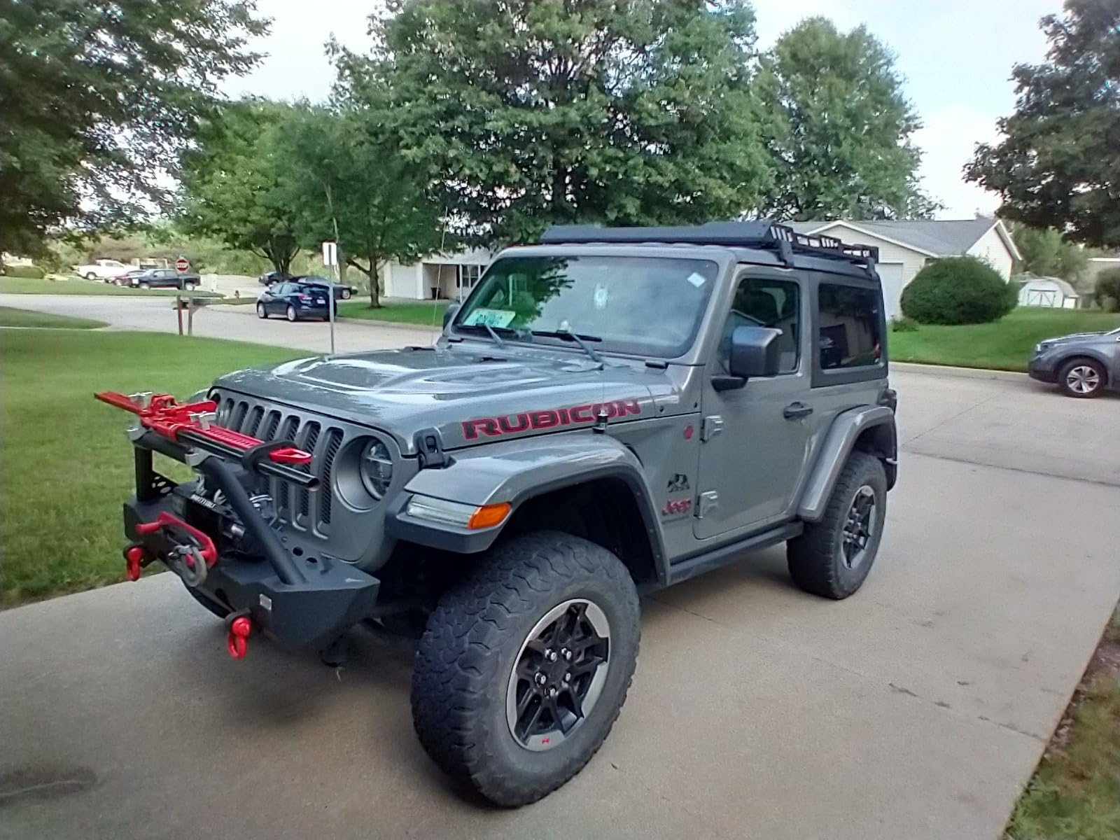 Hooke Road Overlanding Roof Rack for 2018-2026 Jeep Wrangler JL 2/4 Doors & Gladiator JT, Steel Cargo Basket for Jeep Hard Top Only customer photo 2