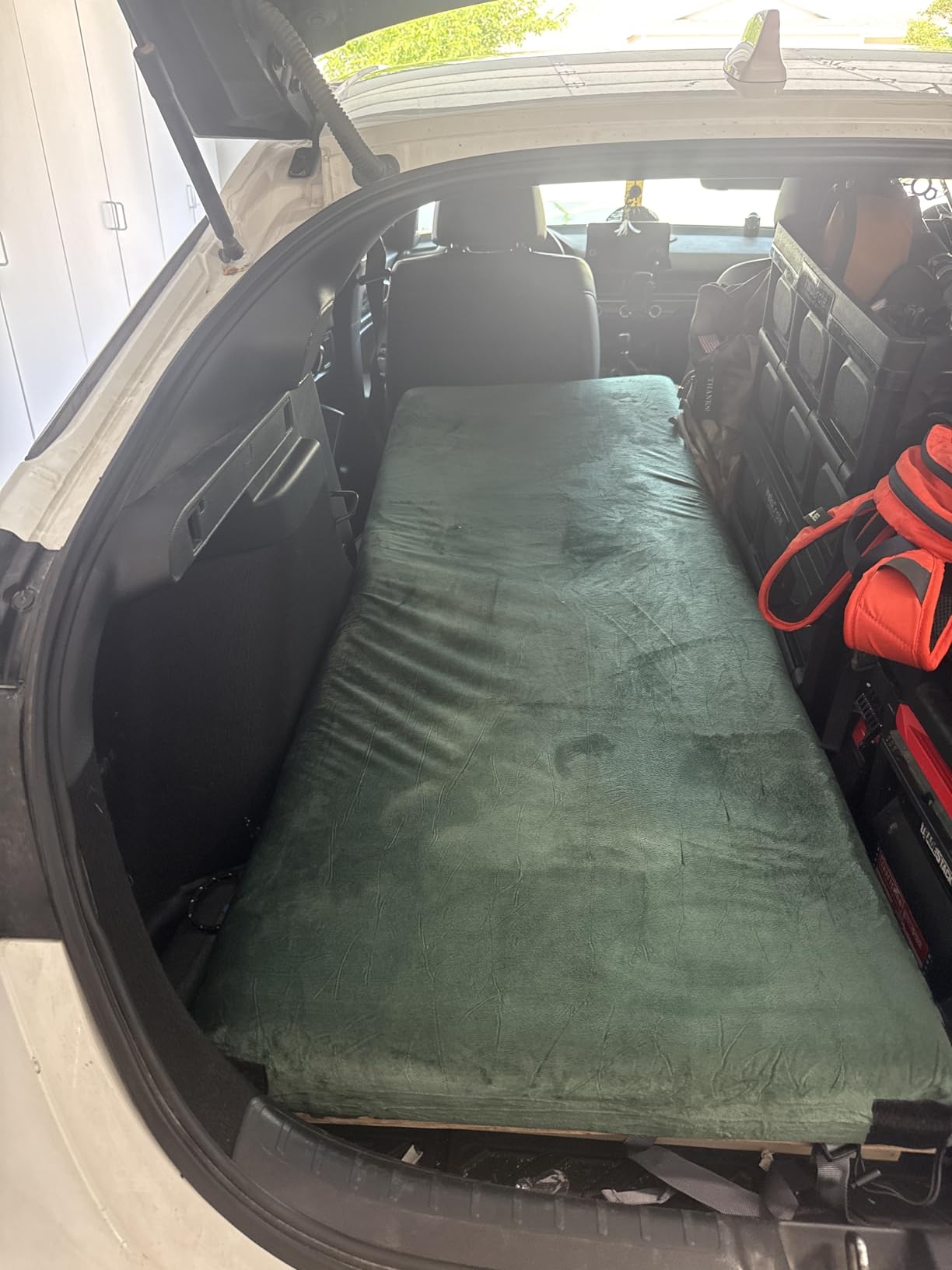 HomeMate Memory Foam Camping Mattress Pad: Portable Car Sleeping Pad customer photo 1