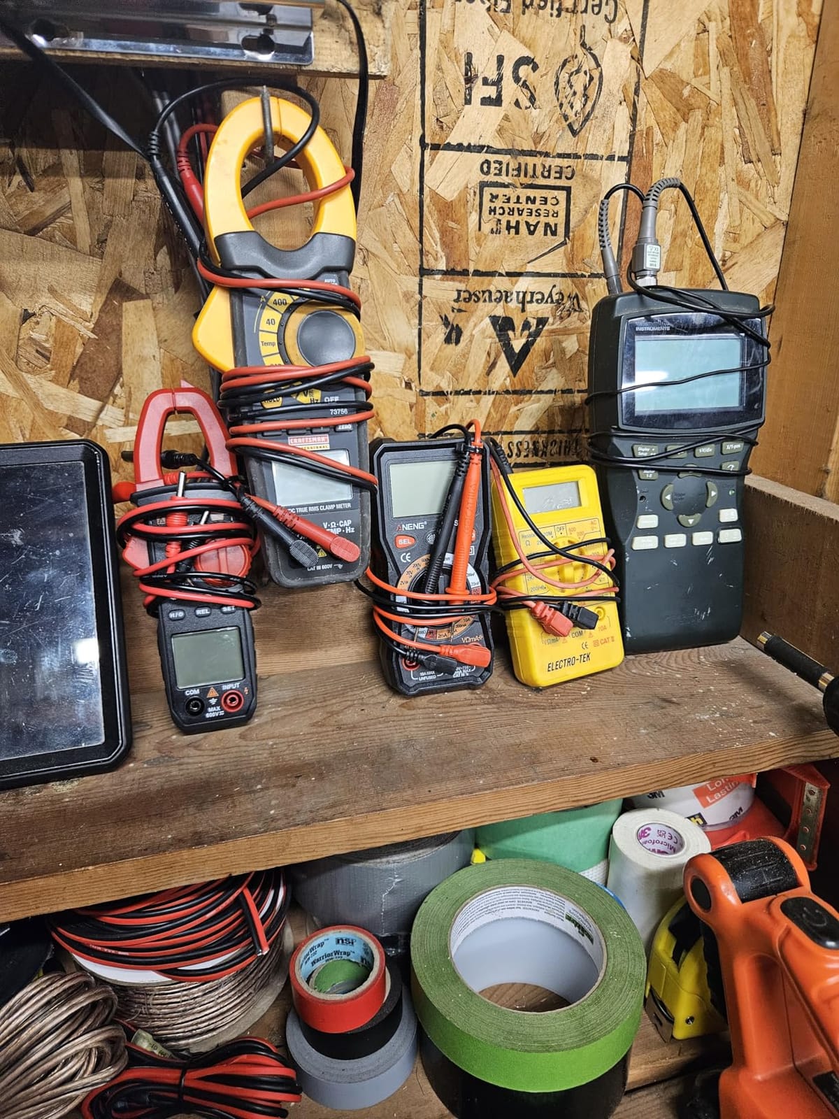 ANENG Digital Multimeter with Case,DC AC Voltmeter,Ohm Volt Amp Meter customer photo 2