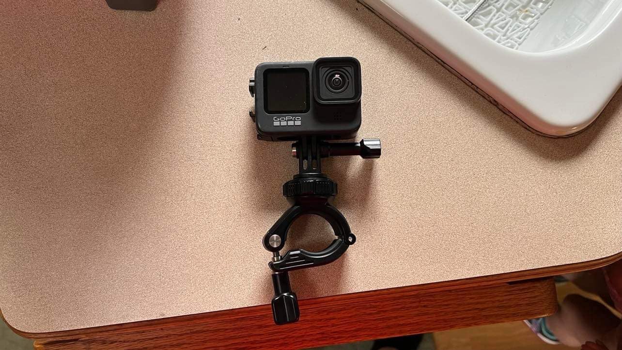 Handlebar Bike Pole Mount Motorcycle Bicycle Clamp Mount for GoPro customer photo 2