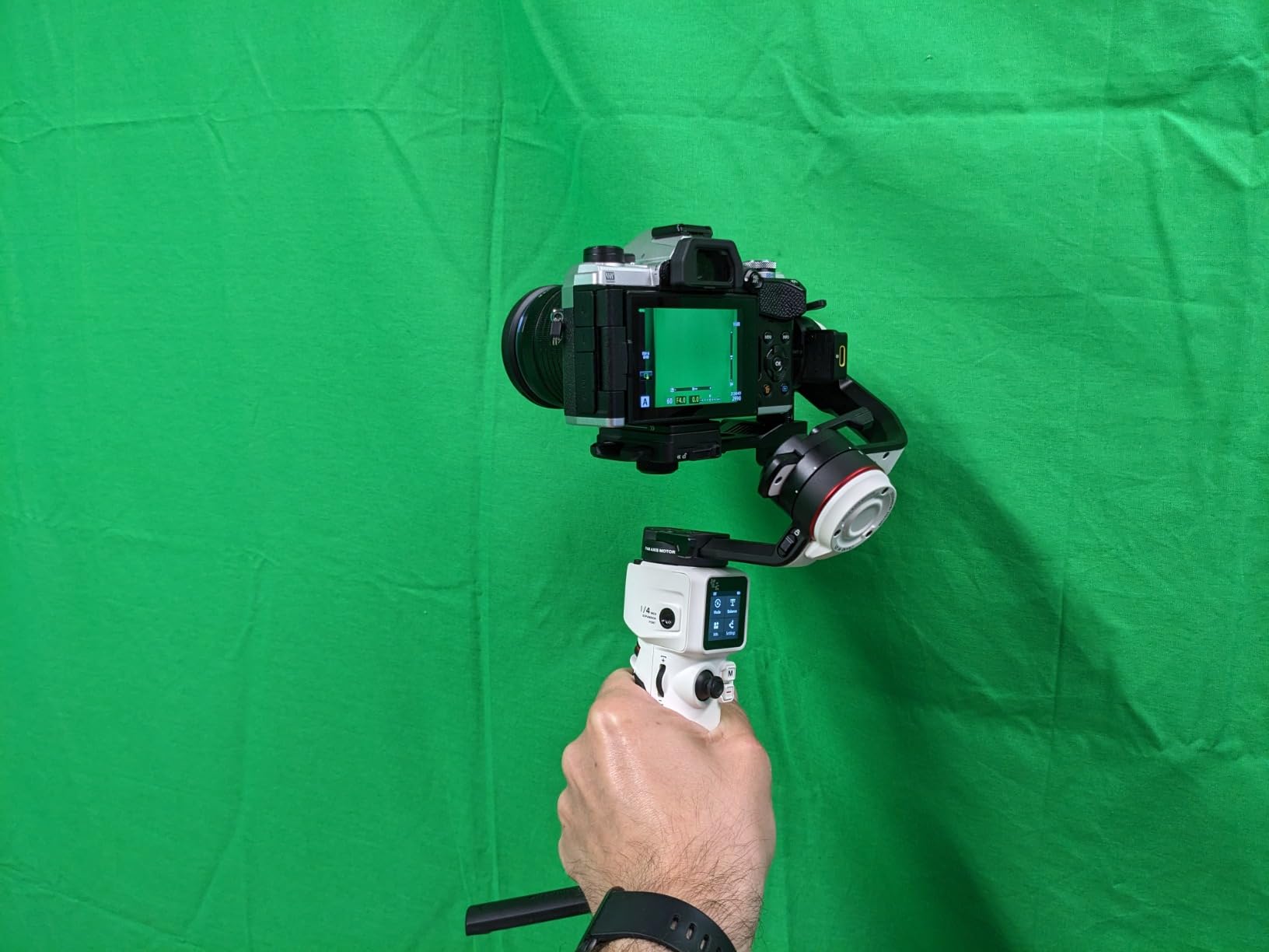 Zhiyun Crane M3S Handheld Gimbal 3-Axis Stabilizer All in One Design for Mirrorless Cameras Like Sony,Canon,Smartphone Like iPhone,Sumsung,Action Cameras Like Gopro (Crane M3 Upgrade Version in 2023) customer photo 1